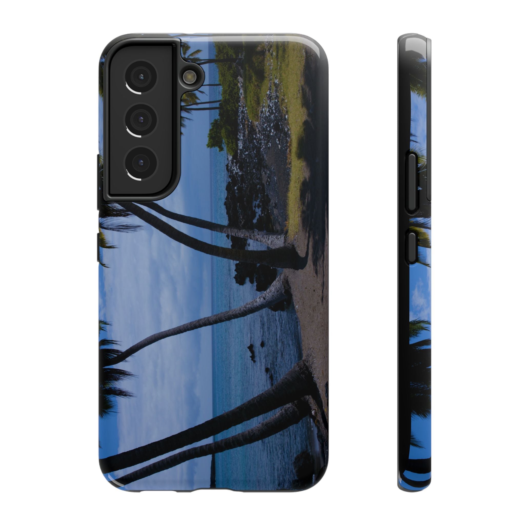 Phone Case - Hawaiian Beach and Palm Trees - My Blu Horizon