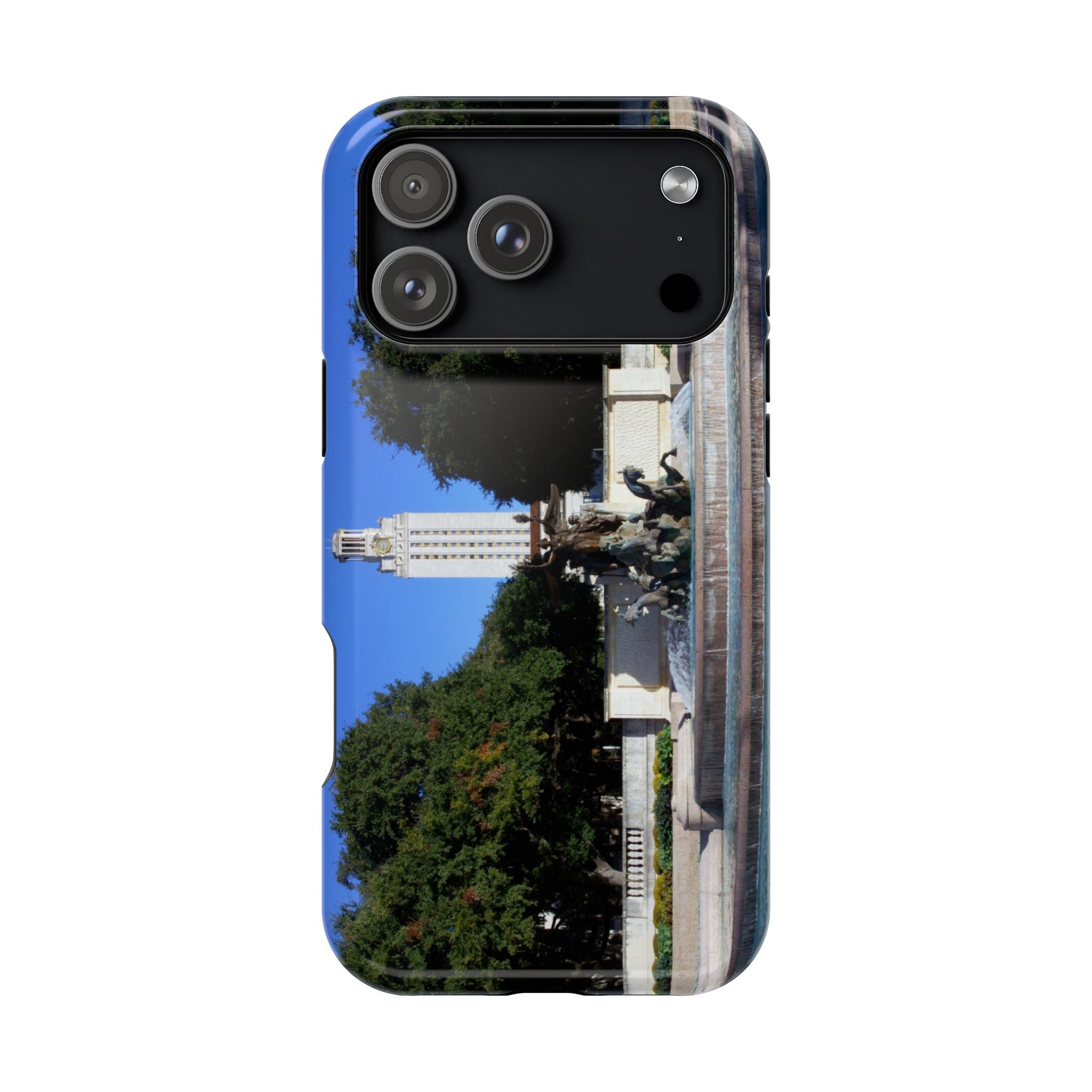 Phone Case - Littlefield Fountain, Texas Longhorns - My Blu Horizon