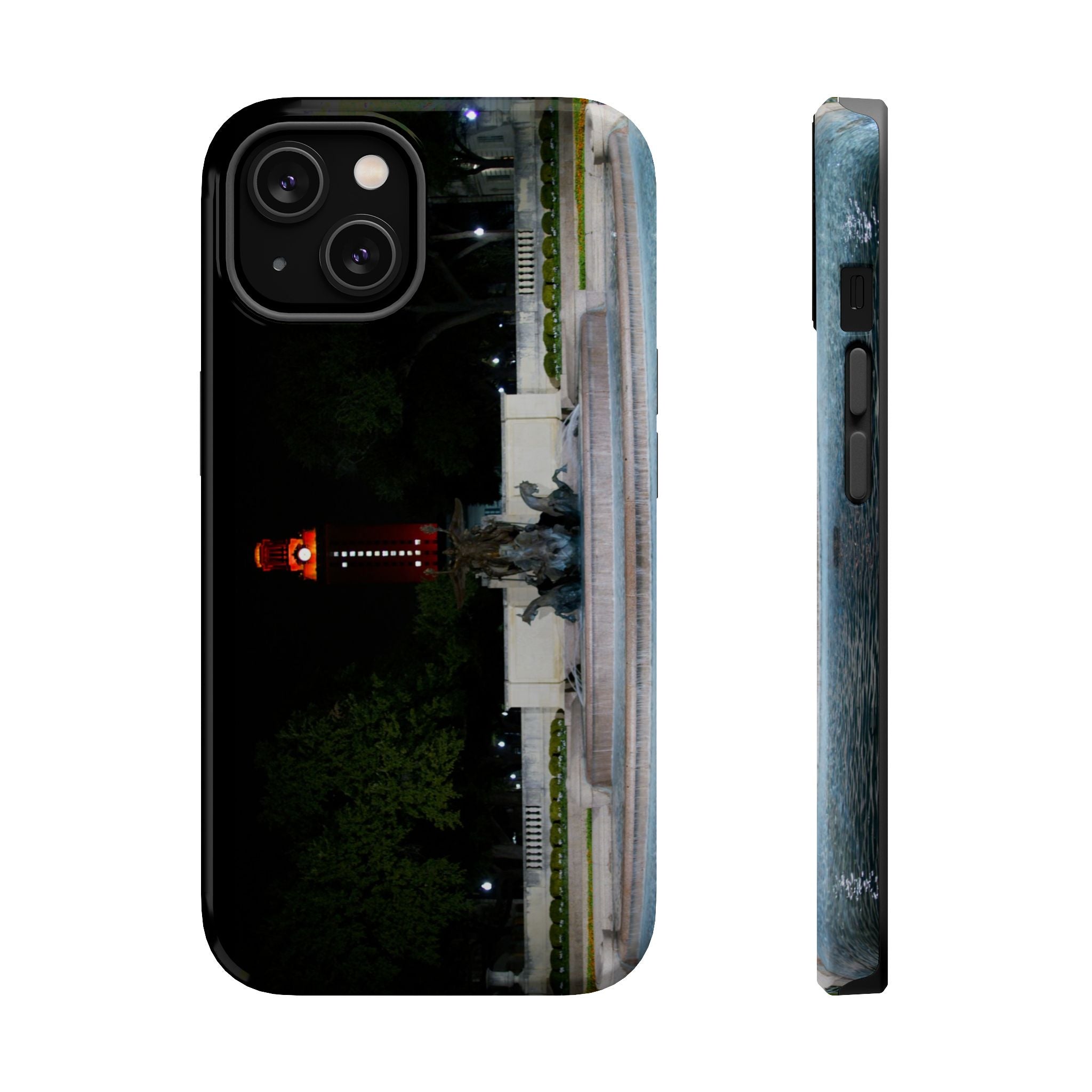 Iphone MagSafe Case - Littlefield Fountain, Texas Longhorns - My Blu Horizon