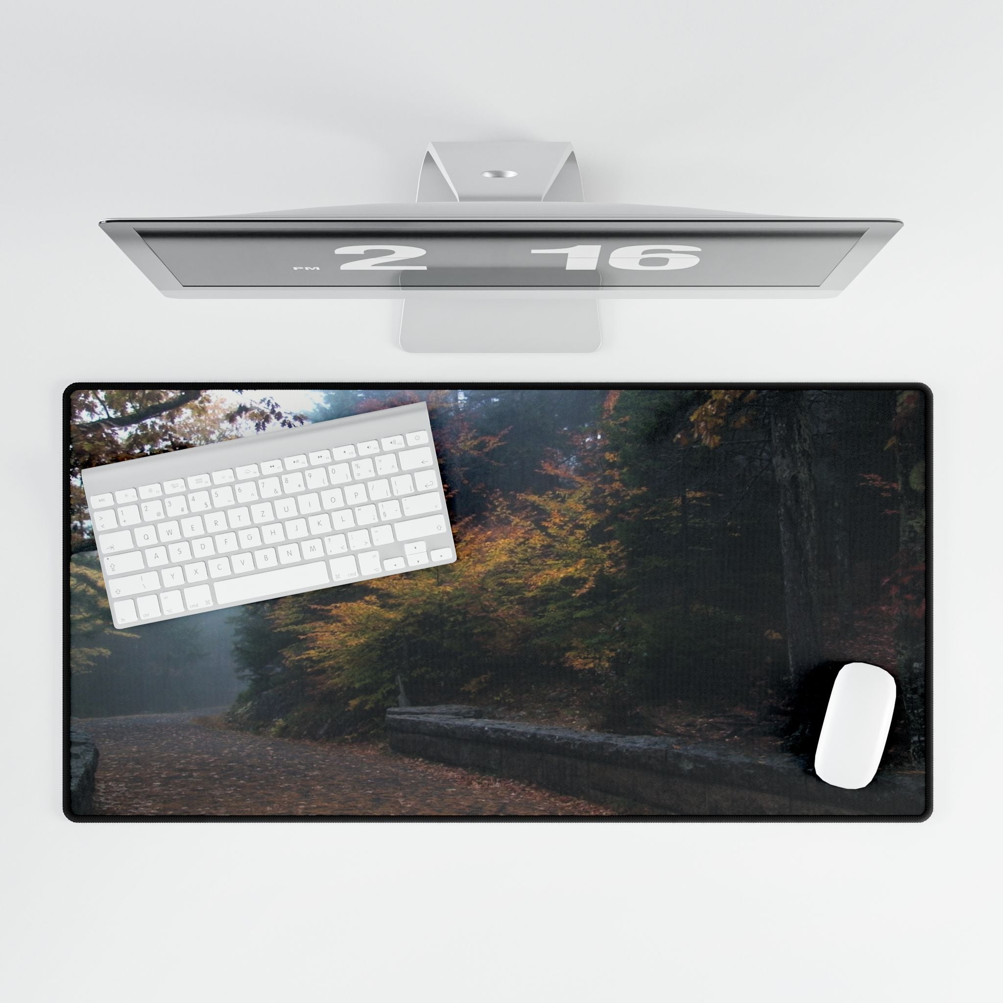 Premium Mouse Pad, Desk Mat - Carriage Road,  Acadia - My Blu Horizon