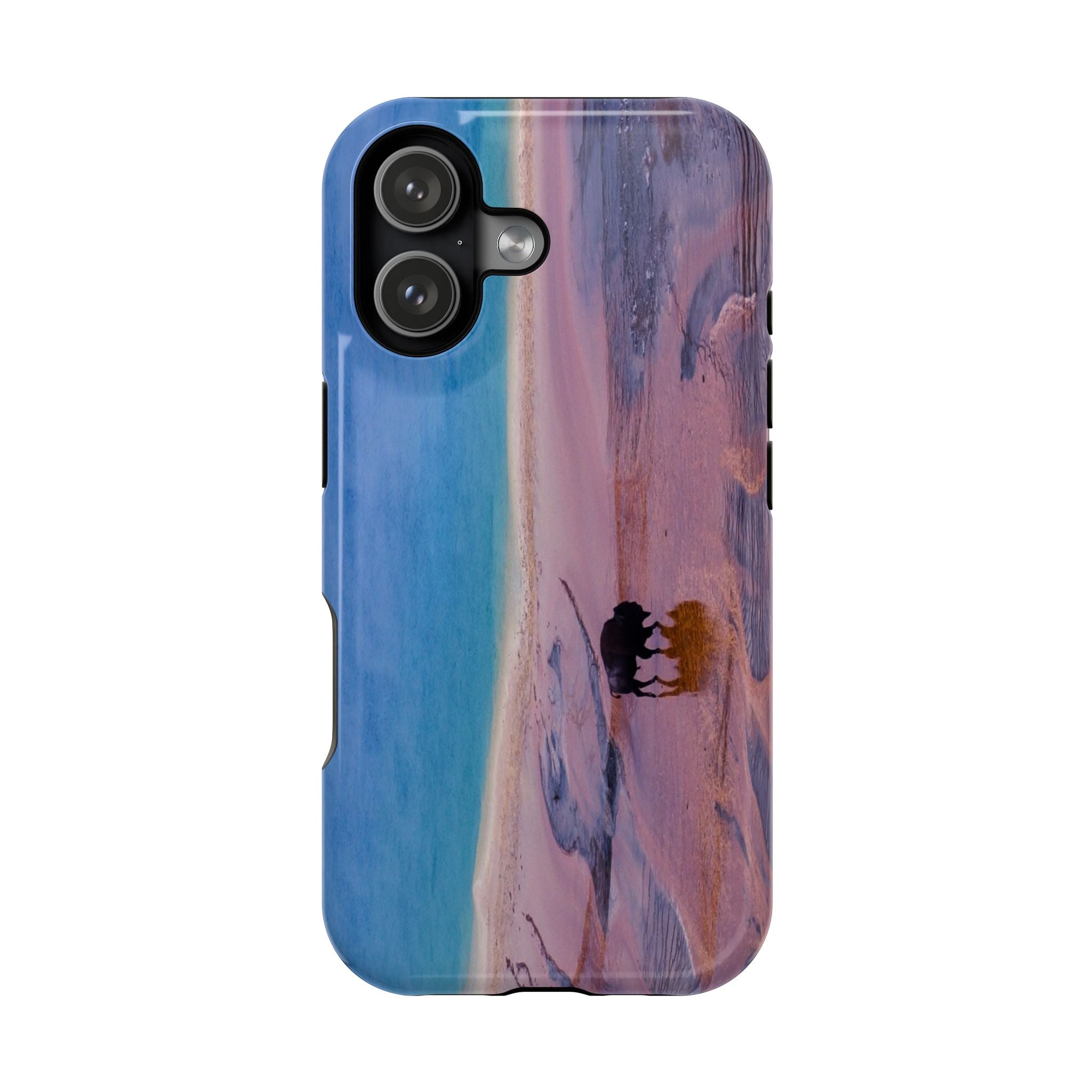 Phone Case - Bison and Grand Prismatic Spring, Yellowstone - My Blu Horizon