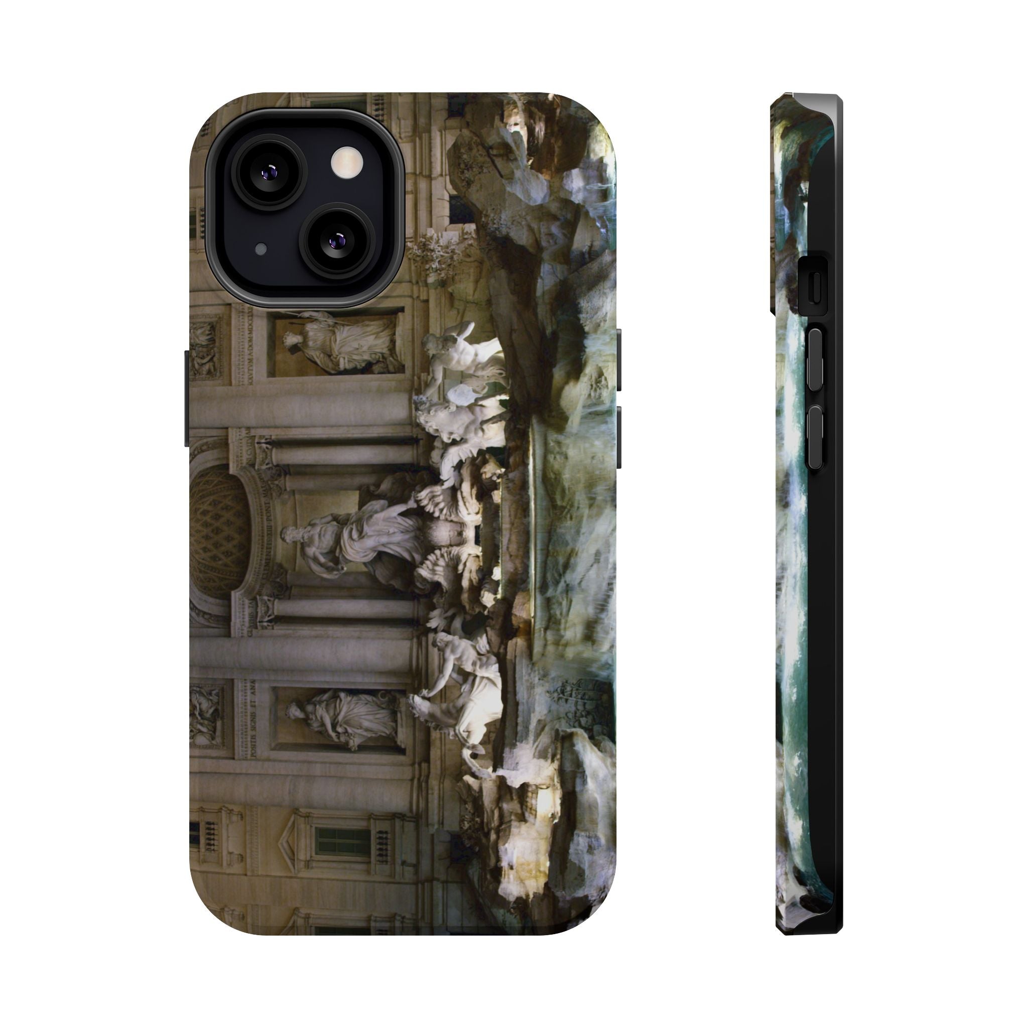 Iphone MagSafe Case - Fontana di Trevi, Rome, Italy - My Blu Horizon