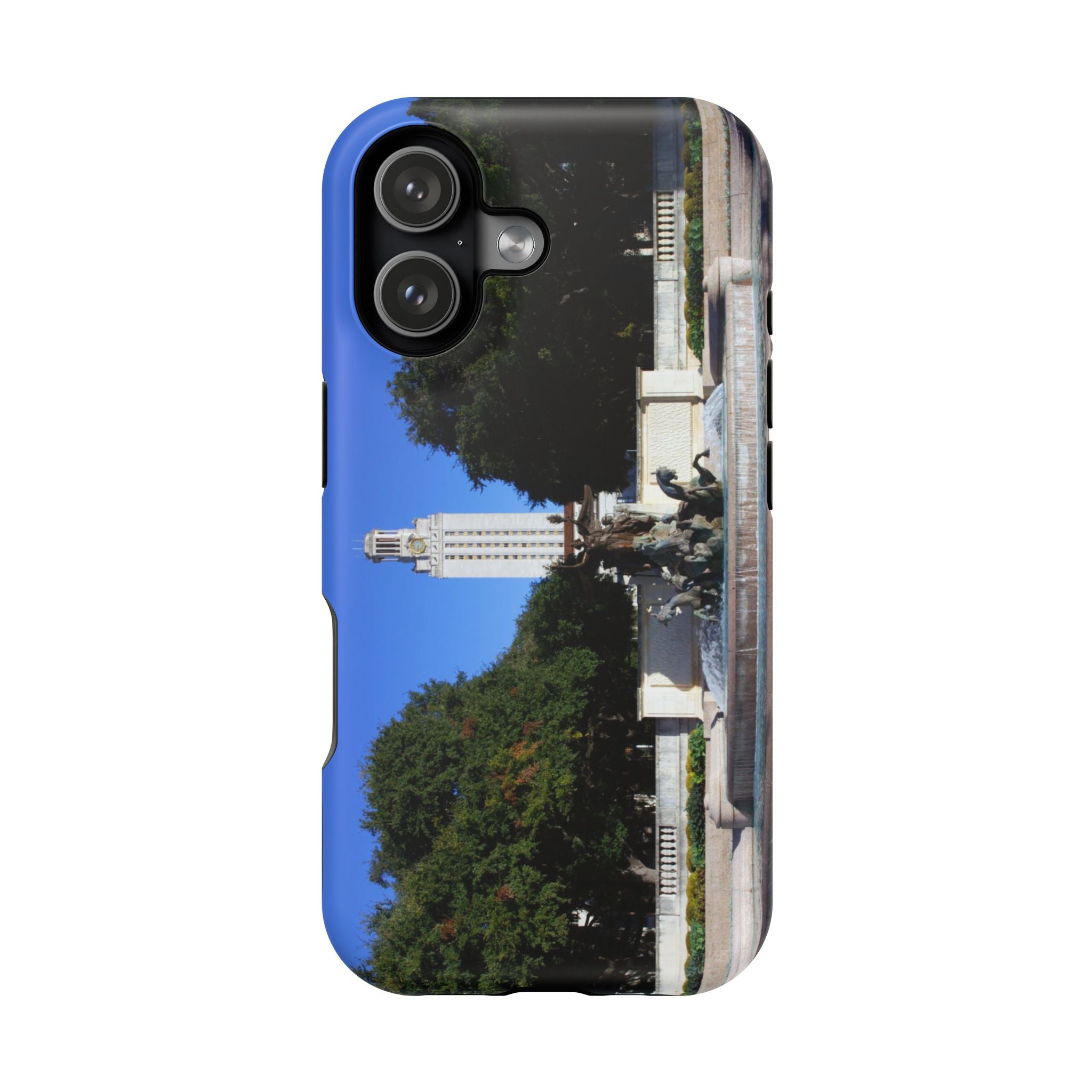 Iphone MagSafe Case - Littlefield Fountain, Texas Longhorns - My Blu Horizon