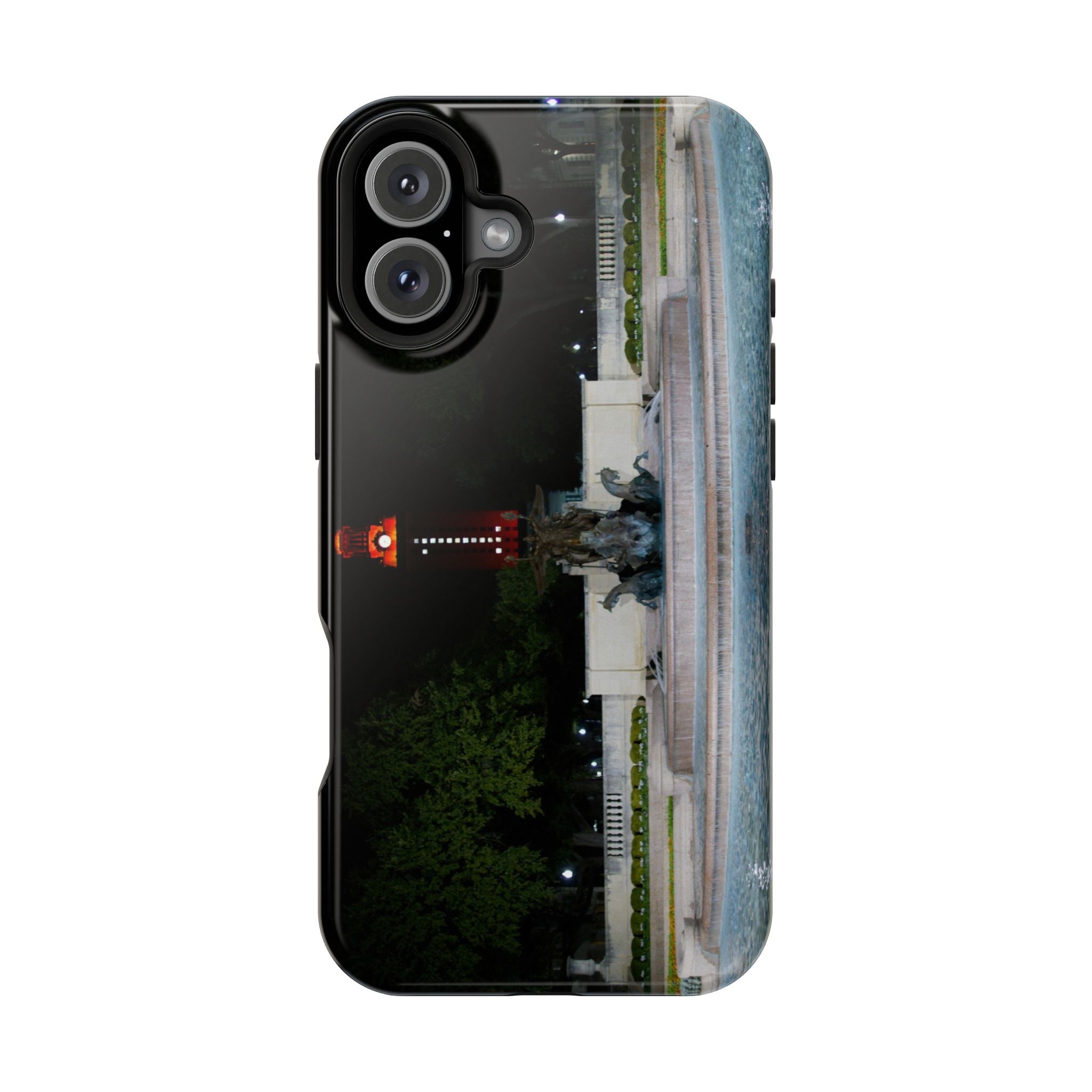 Phone Case - Littlefield Fountain, University of Texas - My Blu Horizon
