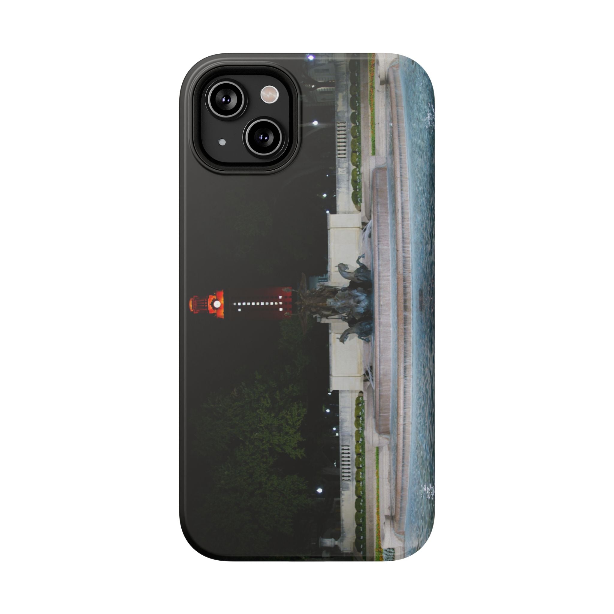 Phone Case - Littlefield Fountain, University of Texas - My Blu Horizon