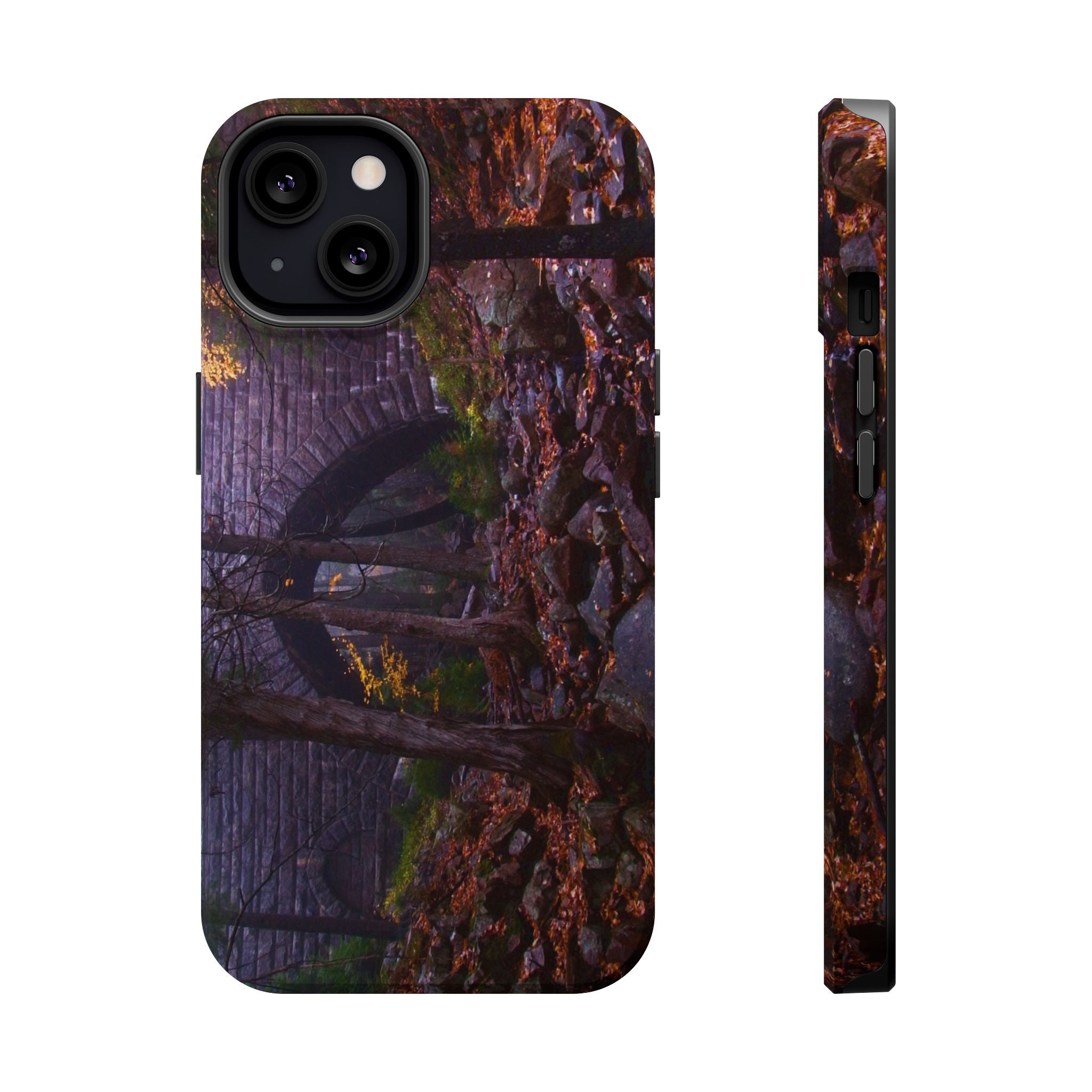 Iphone MagSafe Case - Hemlock Bridge Leaf Peeping, Acadia  - My Blu Horizon
