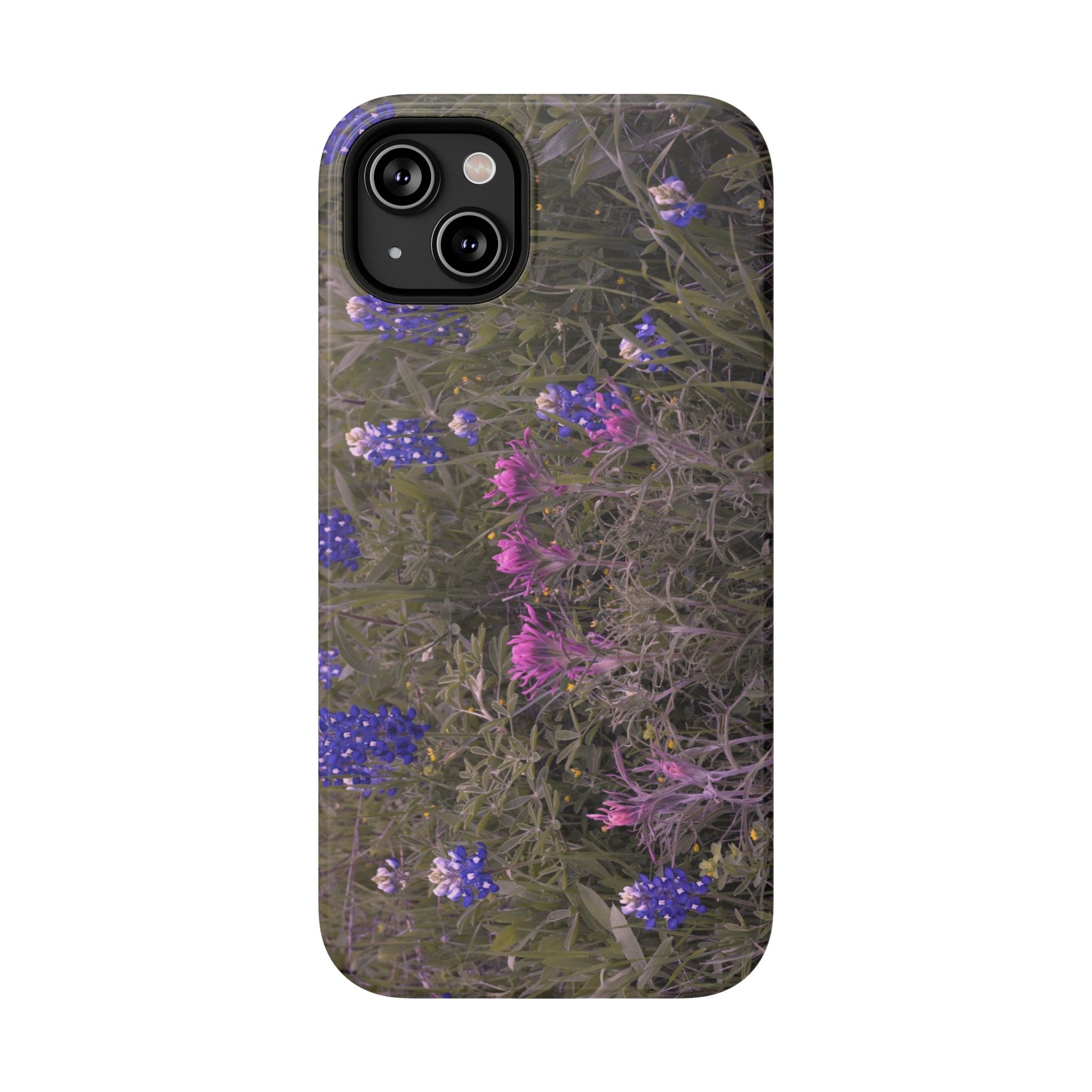 Phone Case - Texas Icons, Bluebonnets and Paintbrushes - My Blu Horizon