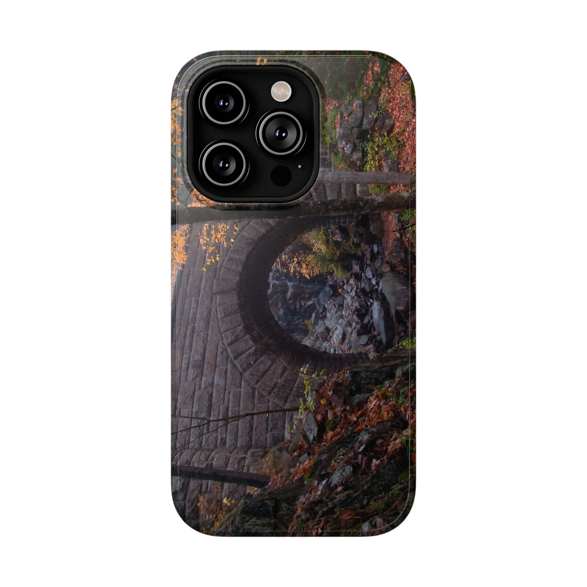 Phone Case  | Waterfall Bridge Fall | Acadia National Park | My Blu Horizon