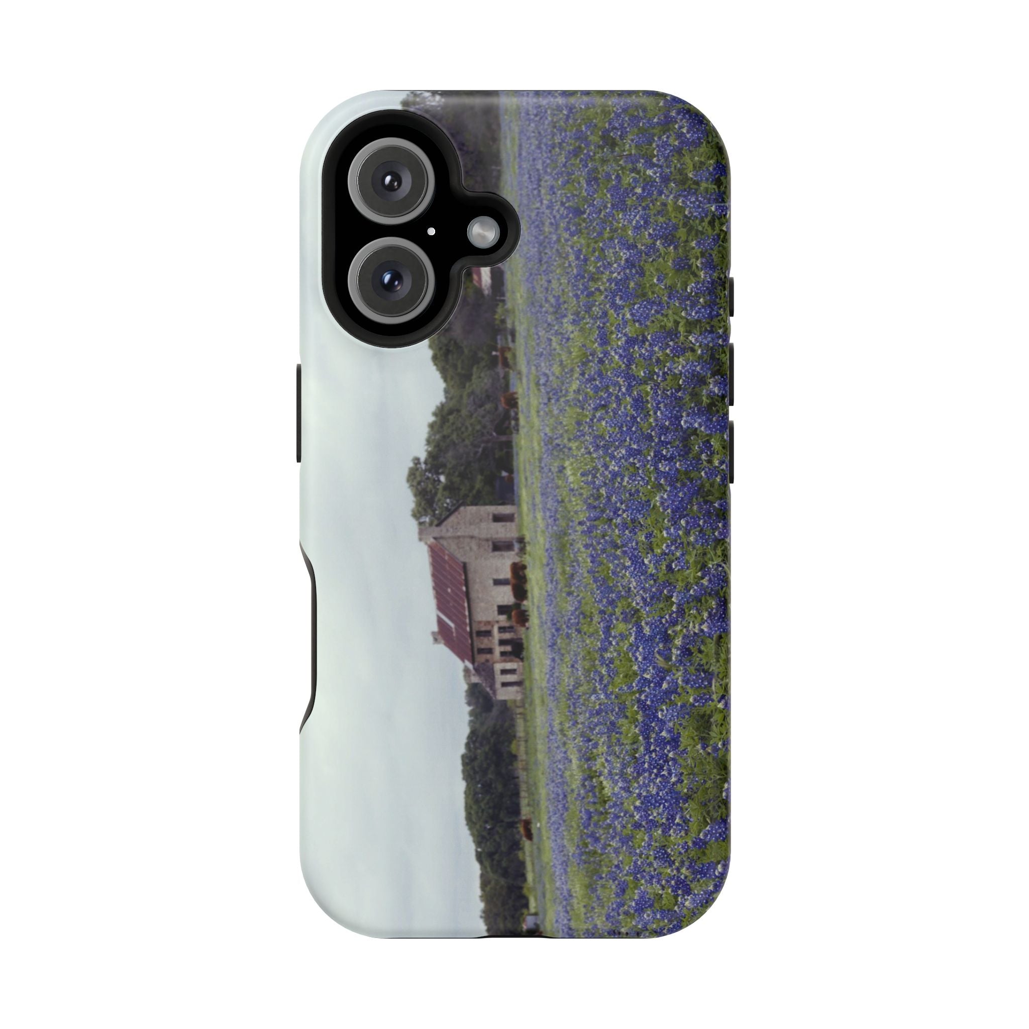 Iphone MagSafe Case - Marble Falls Bluebonnet House - My Blu Horizon