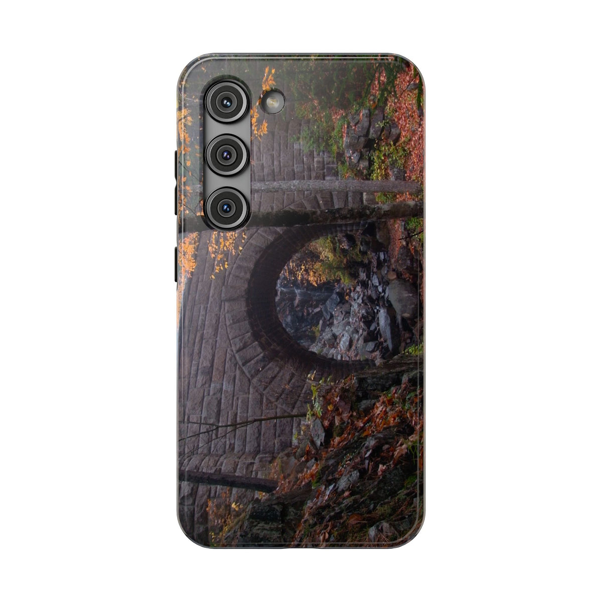 Phone Case  | Waterfall Bridge Fall | Acadia National Park | My Blu Horizon