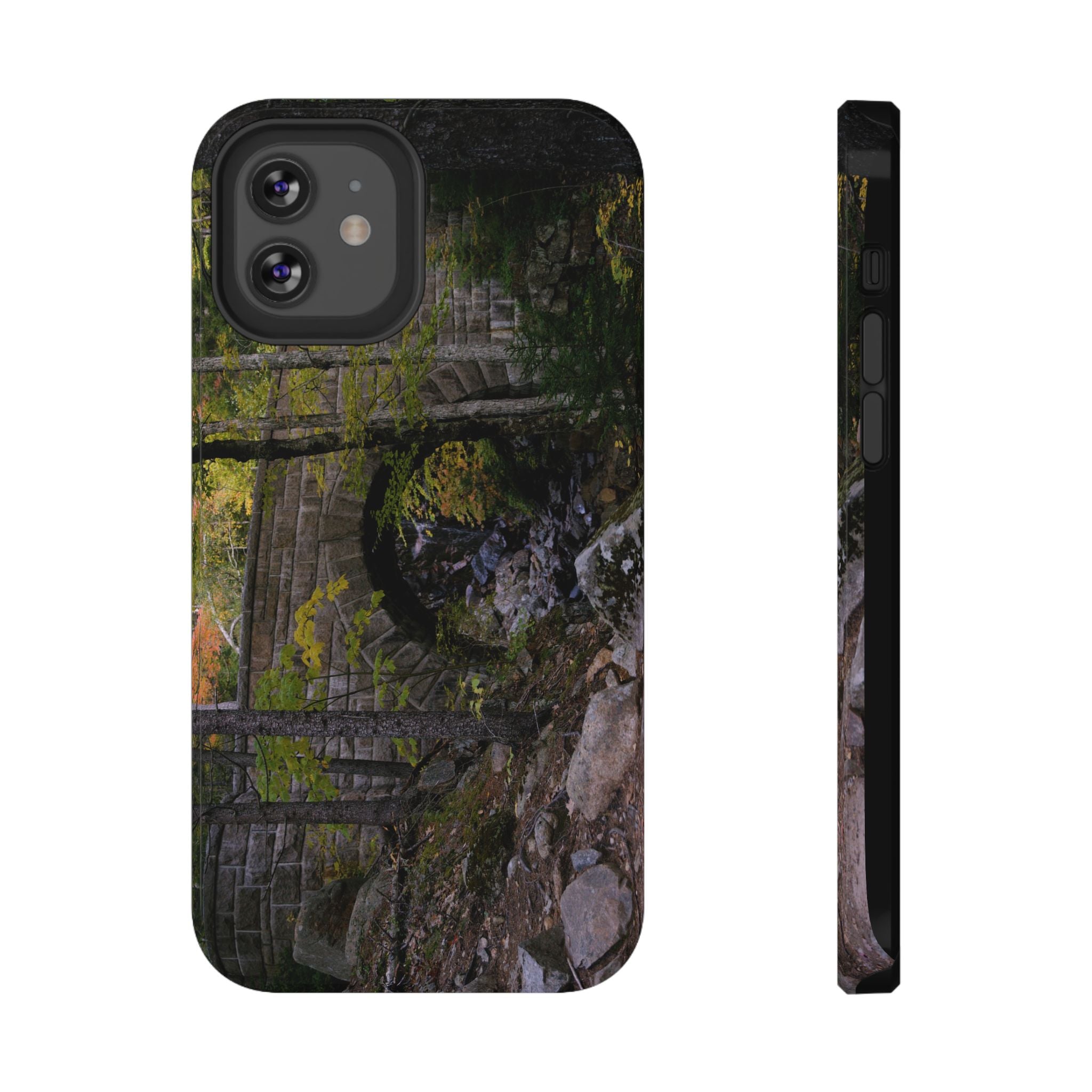 Phone Case | Waterfall Bridge Summer | Acadia National Park | My Blu Horizon