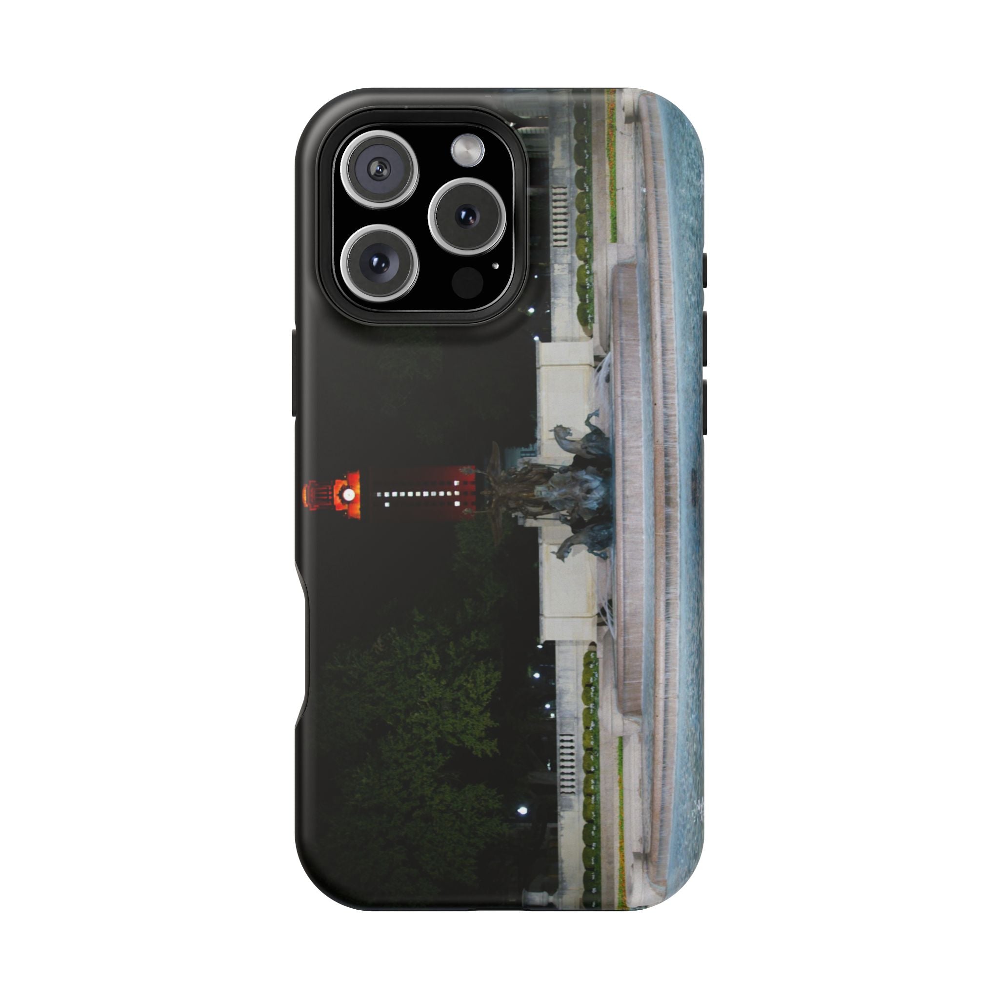 Iphone MagSafe Case - Littlefield Fountain, Texas Longhorns - My Blu Horizon