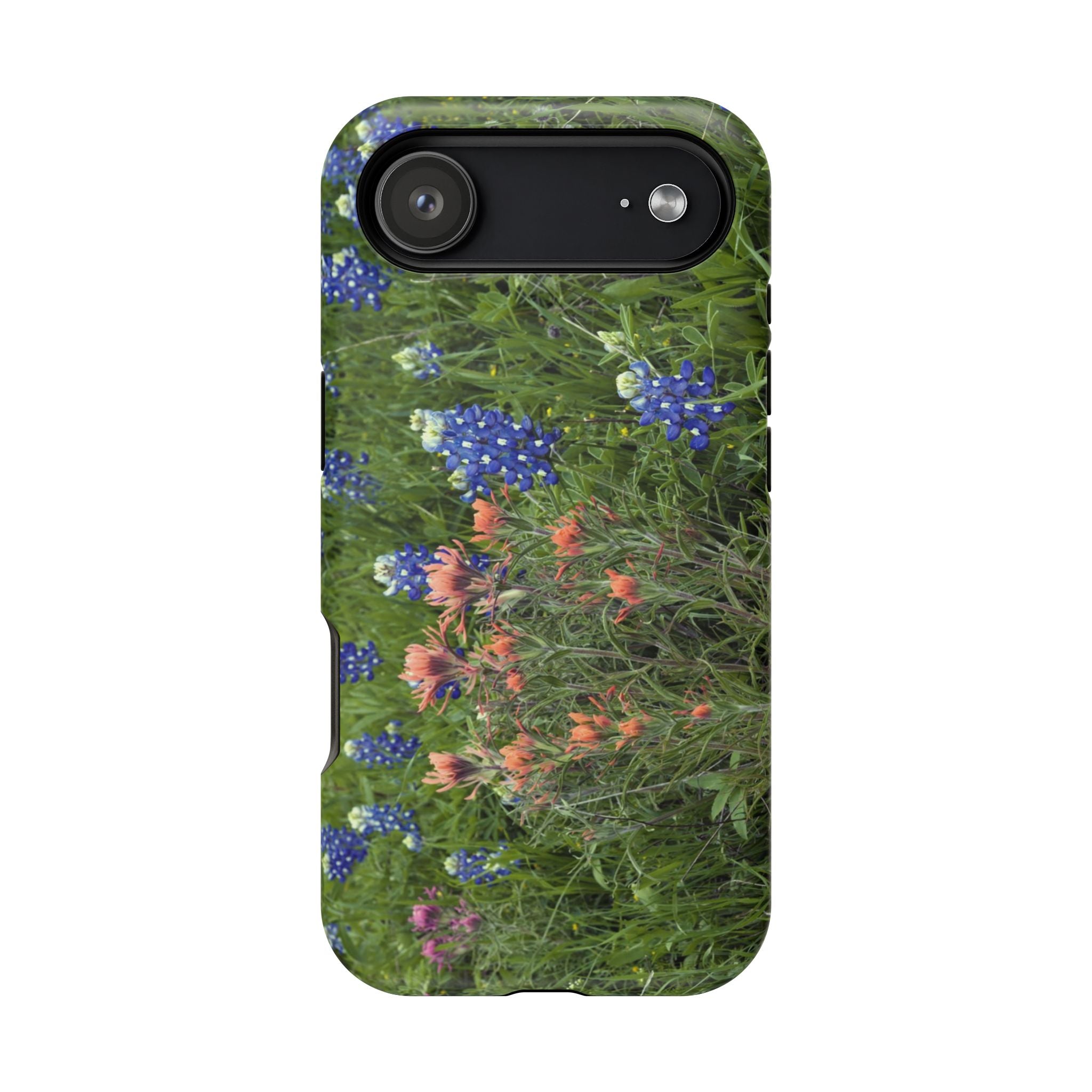 Iphone MagSafe Case - Bluebonnets and Indian Paintbrushes - My Blu Horizon