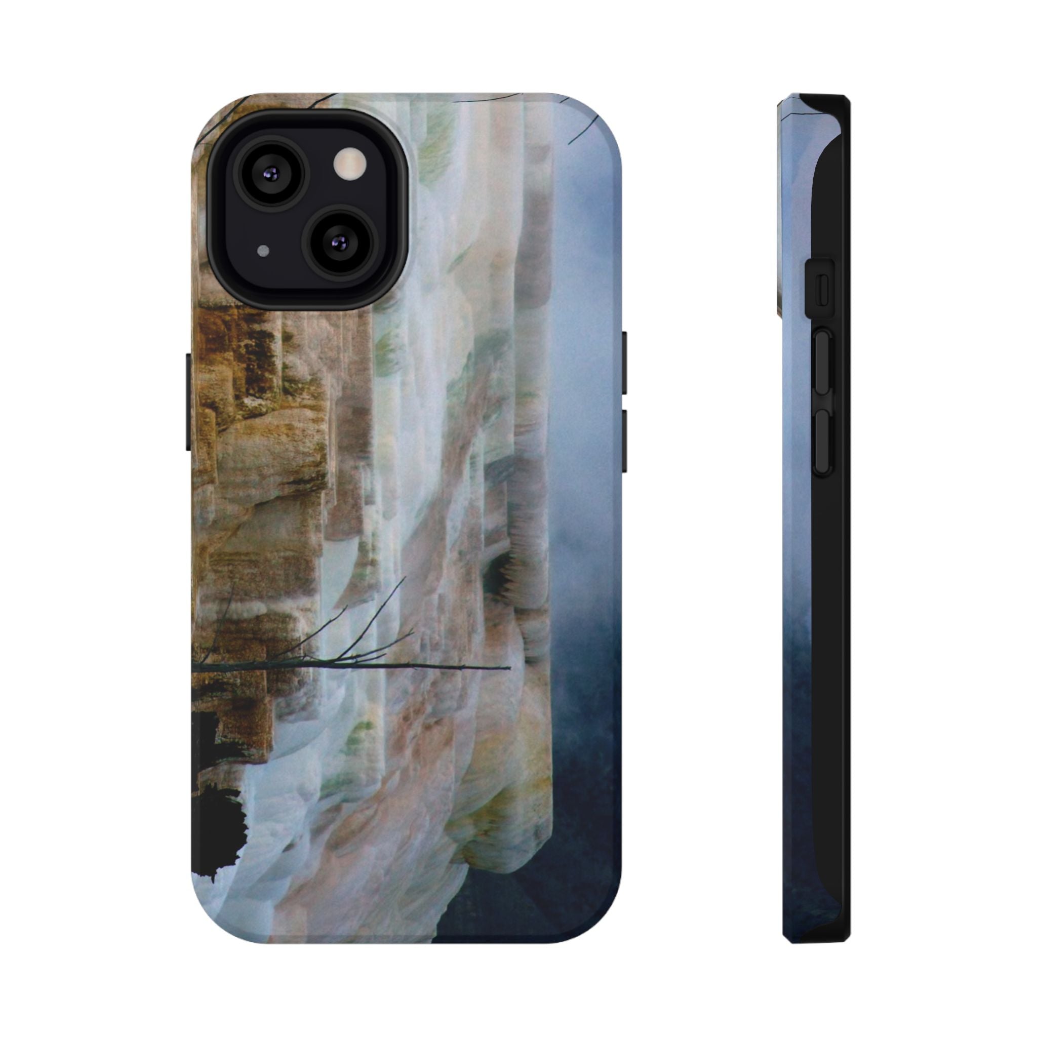 Phone Case - Mammoth Hot Springs Yellowstone - My Blu Horizon