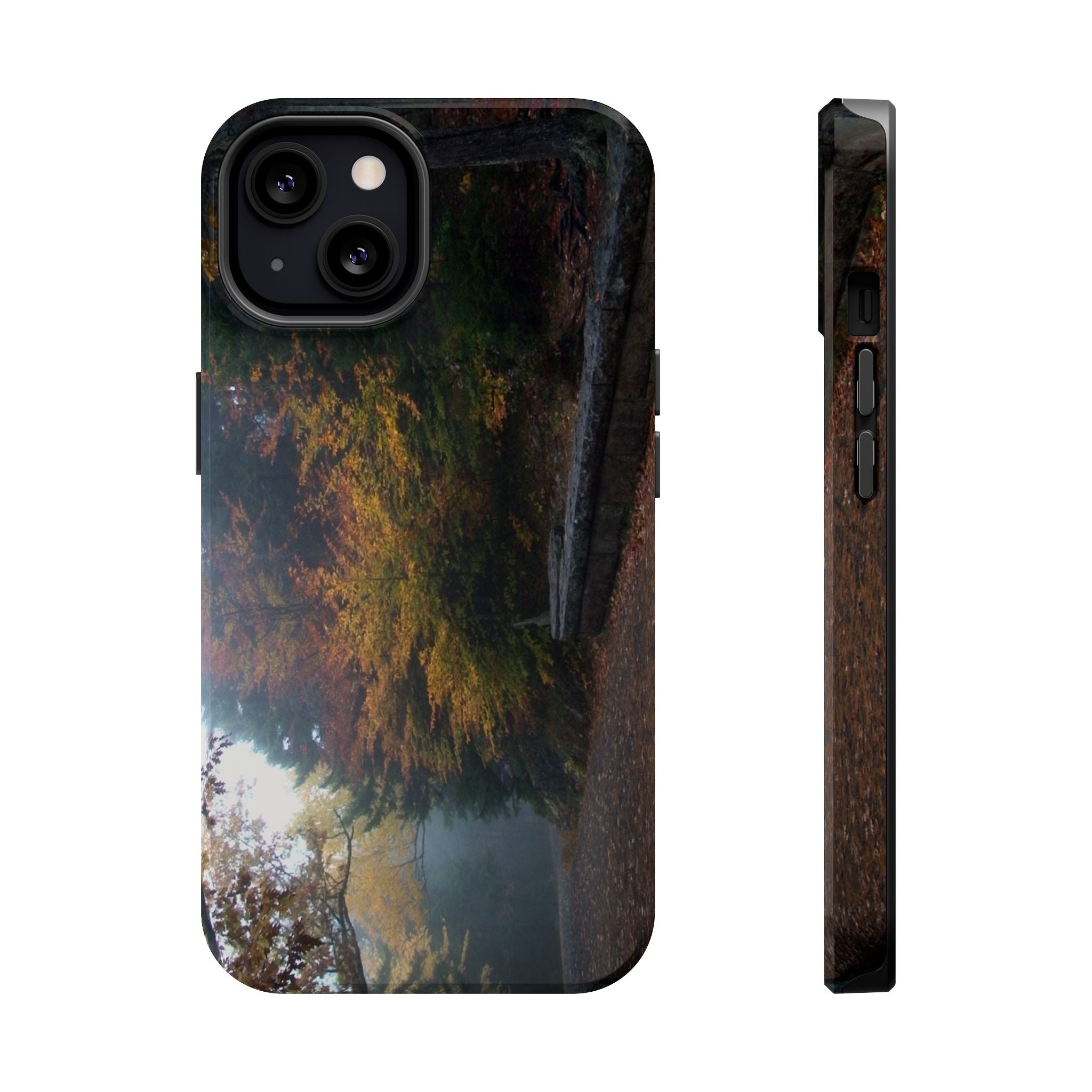 iPhone MagSafe Case | Waterfall Bridge Carriage Road | Acadia National Park | My Blu Horizon