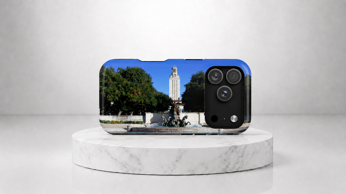 iPhone MagSafe Case | Littlefield Fountain | Austin, Texas | My Blu Horizon