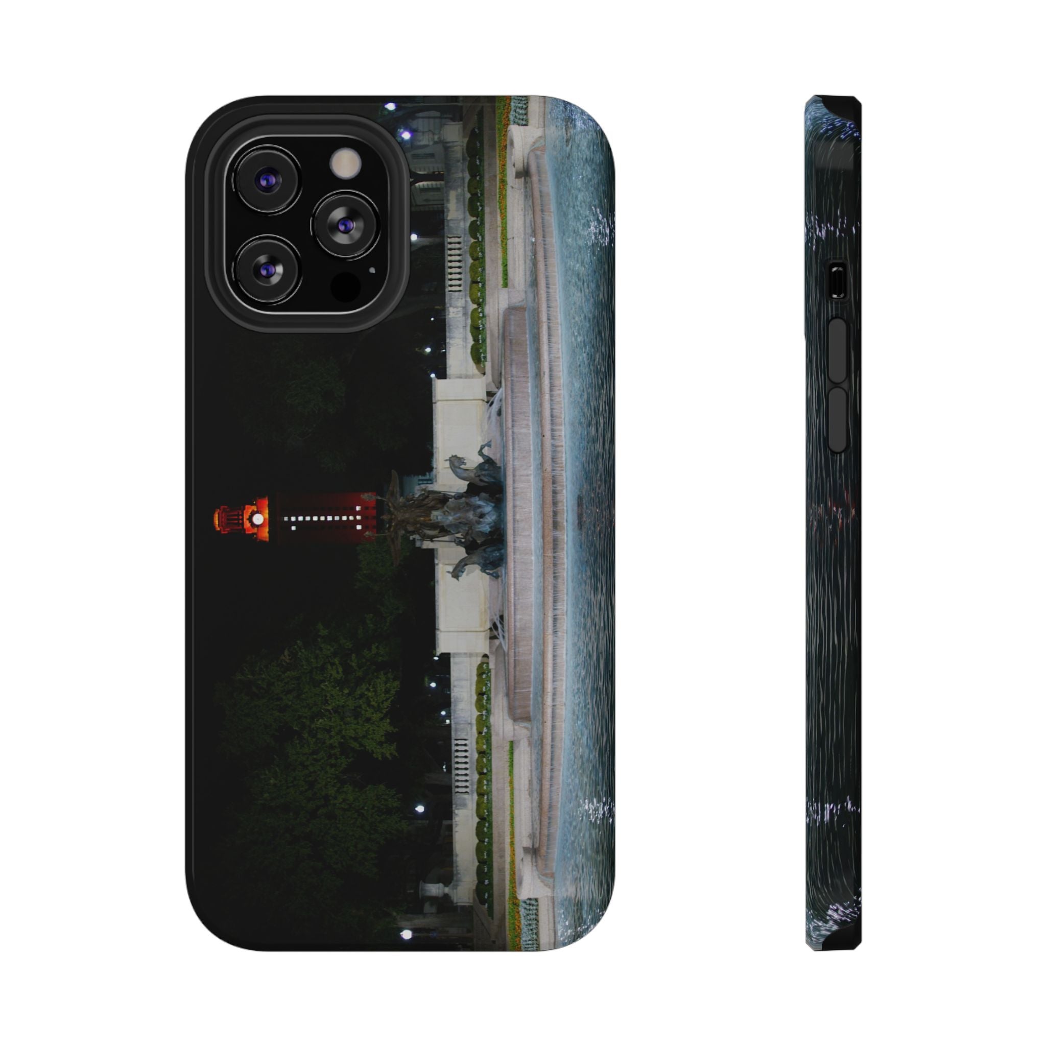 Phone Case - Littlefield Fountain, University of Texas - My Blu Horizon