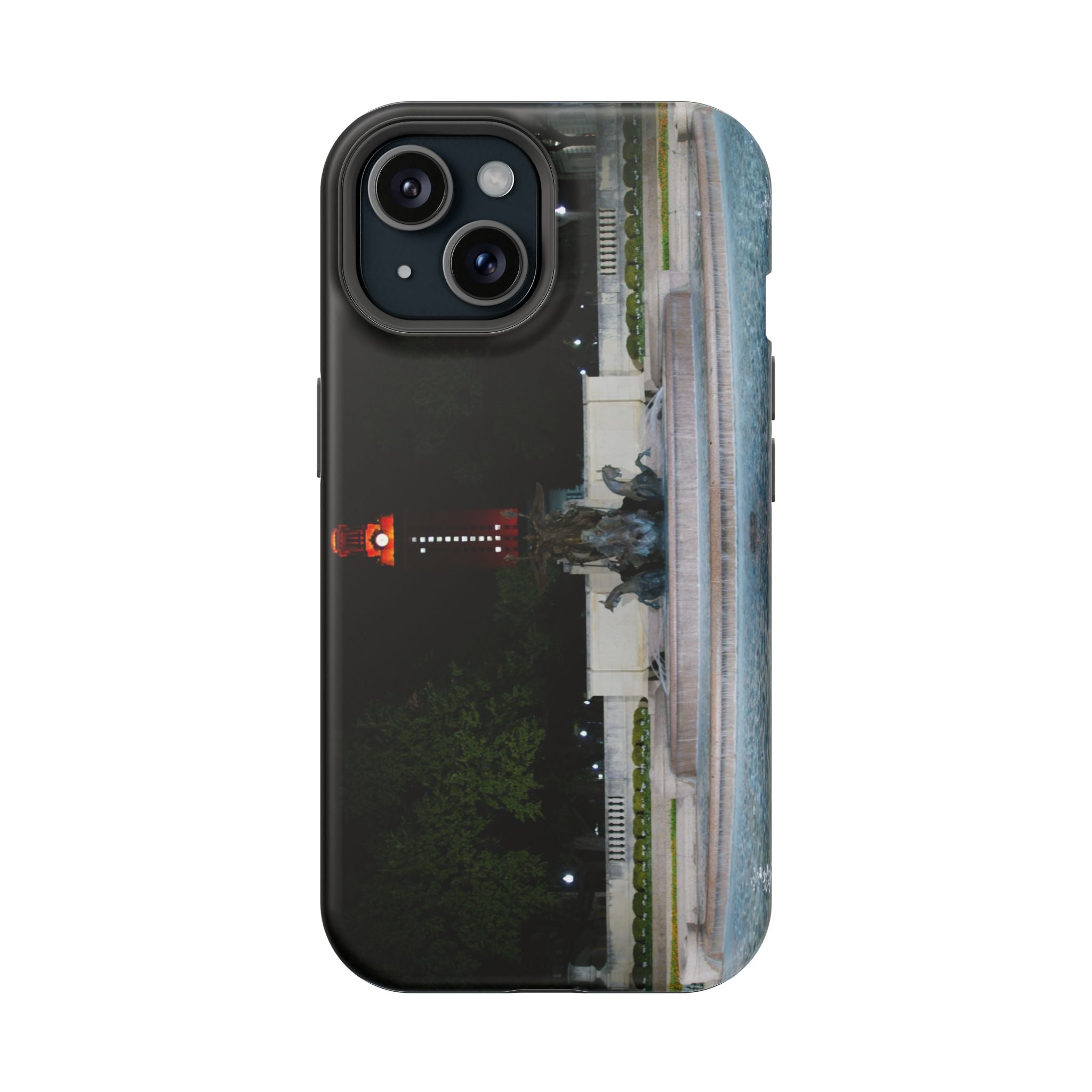 Phone Case - Littlefield Fountain, University of Texas - My Blu Horizon