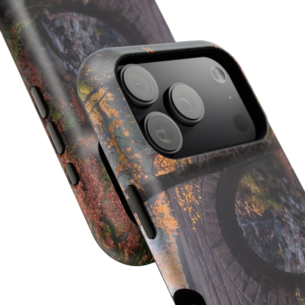 Phone Case  | Waterfall Bridge Fall | Acadia National Park | My Blu Horizon