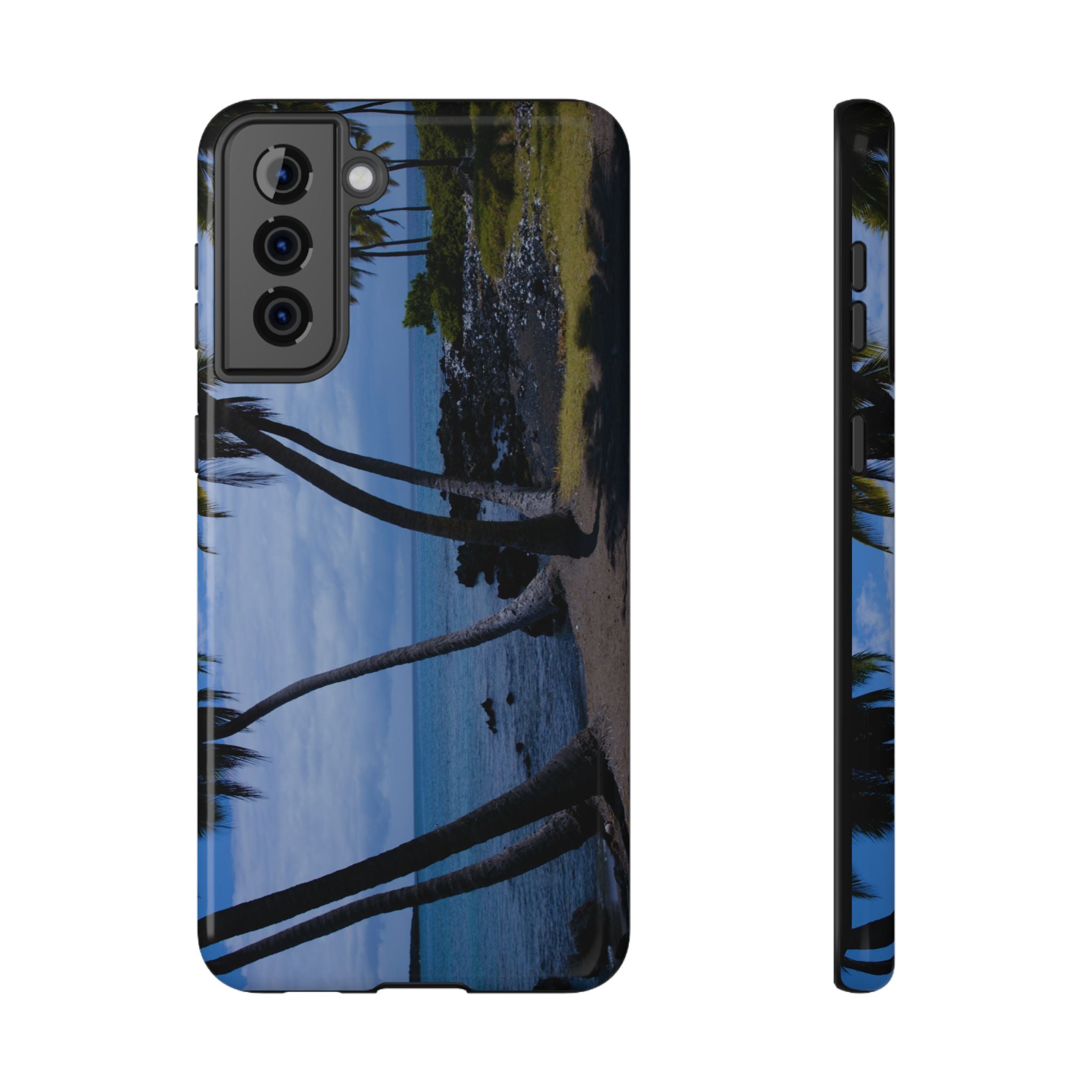 Phone Case - Hawaiian Beach and Palm Trees - My Blu Horizon