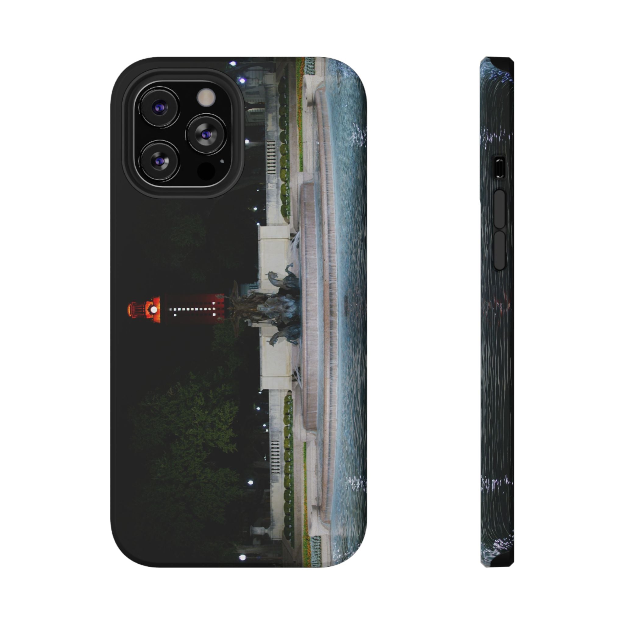 Phone Case - Littlefield Fountain, University of Texas - My Blu Horizon