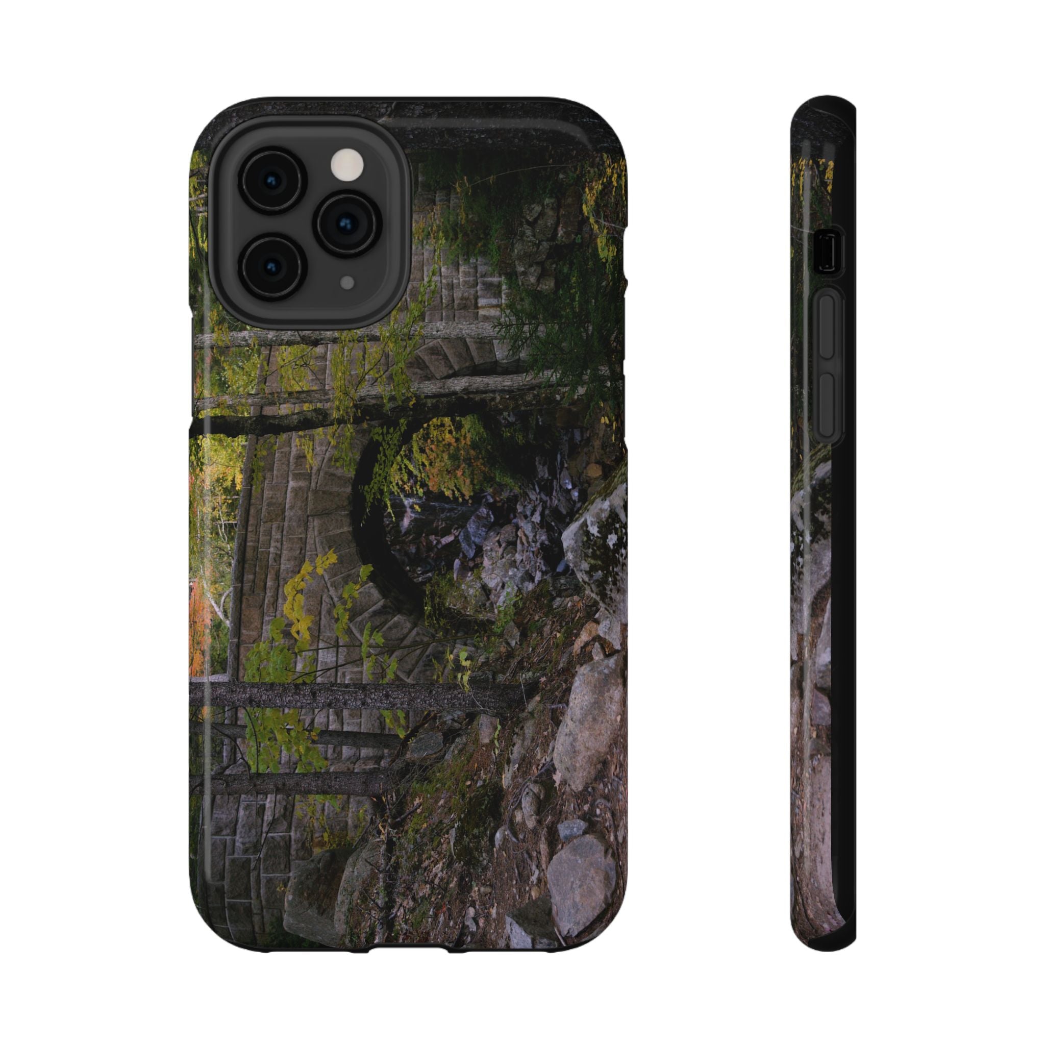 Phone Case | Waterfall Bridge Summer | Acadia National Park | My Blu Horizon