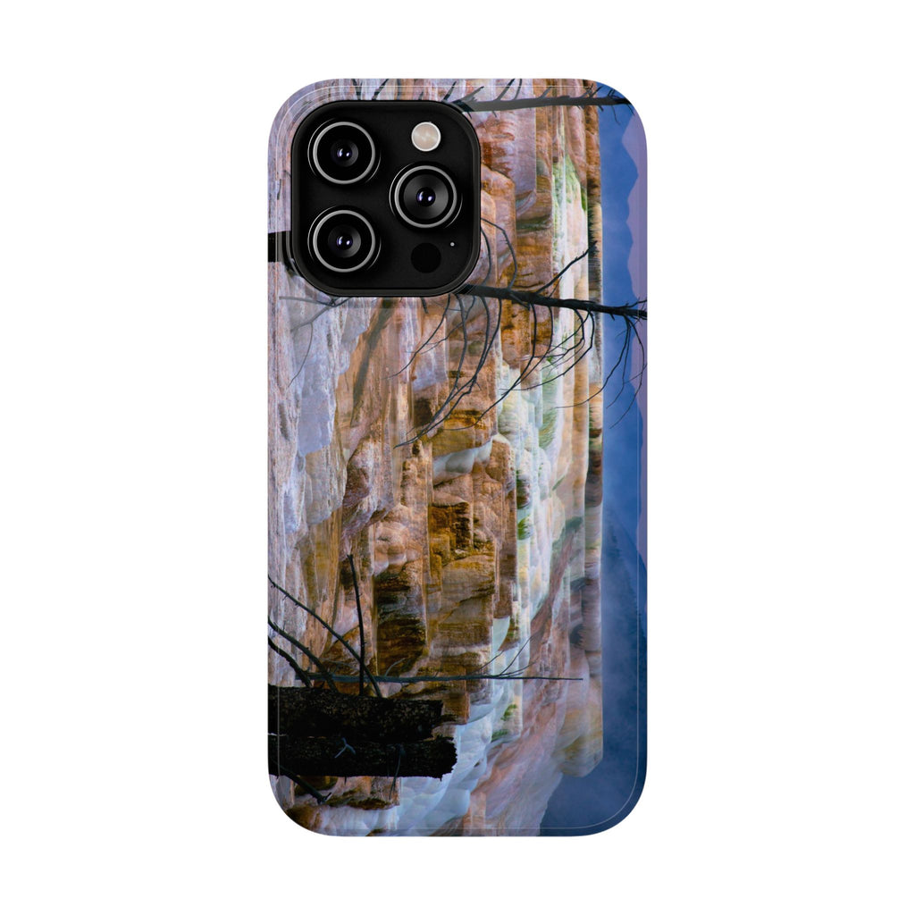 Phone Case - Mammoth Hot Springs Yellowstone - My Blu Horizon
