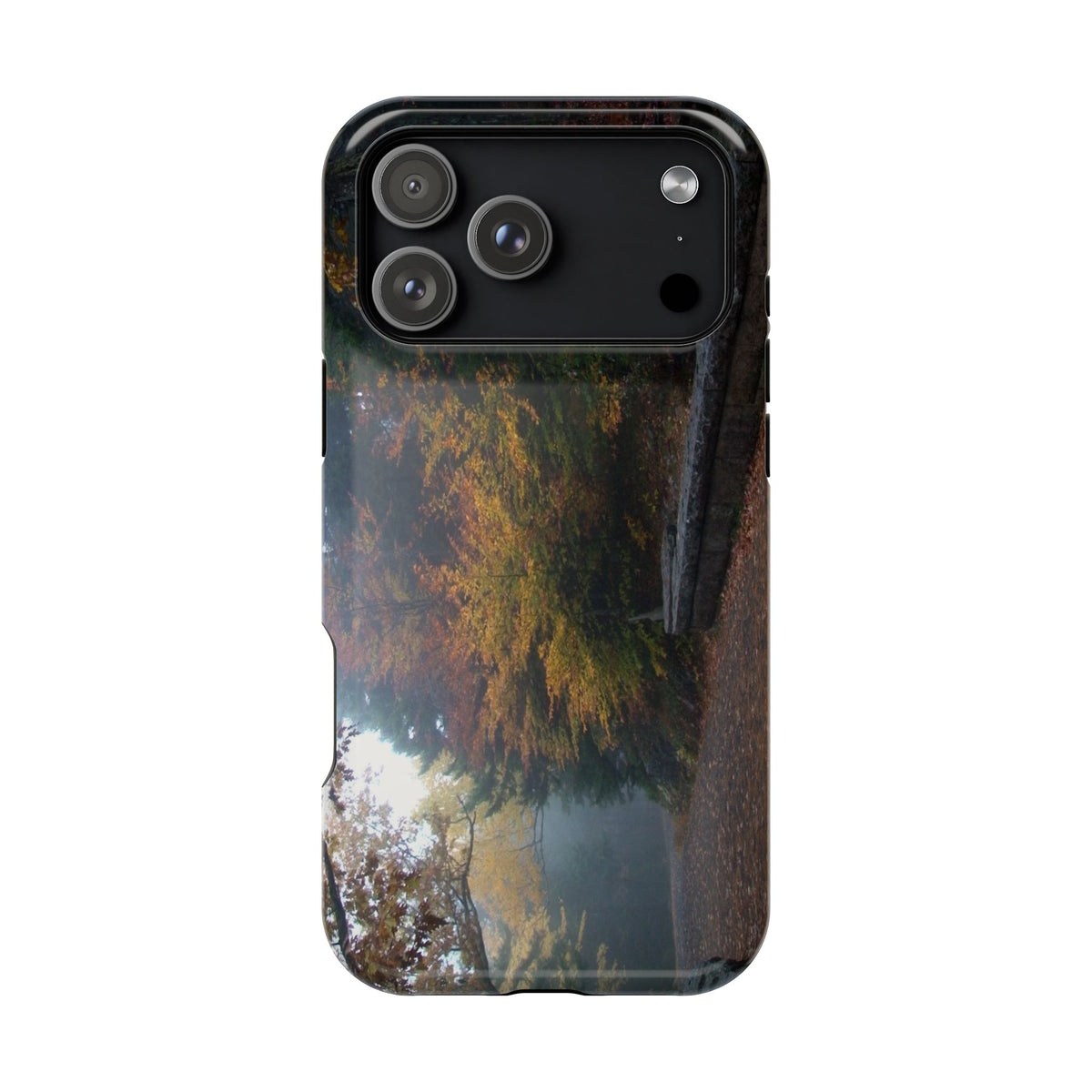 iPhone MagSafe Case | Waterfall Bridge Carriage Road | Acadia National Park | My Blu Horizon