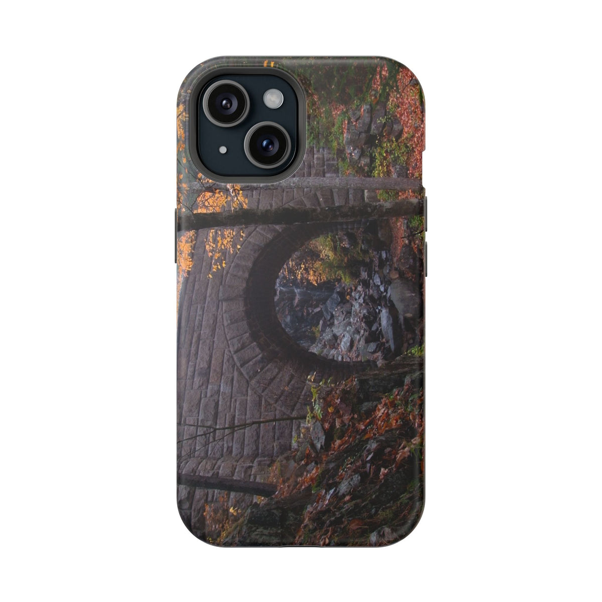 Phone Case  | Waterfall Bridge Fall | Acadia National Park | My Blu Horizon