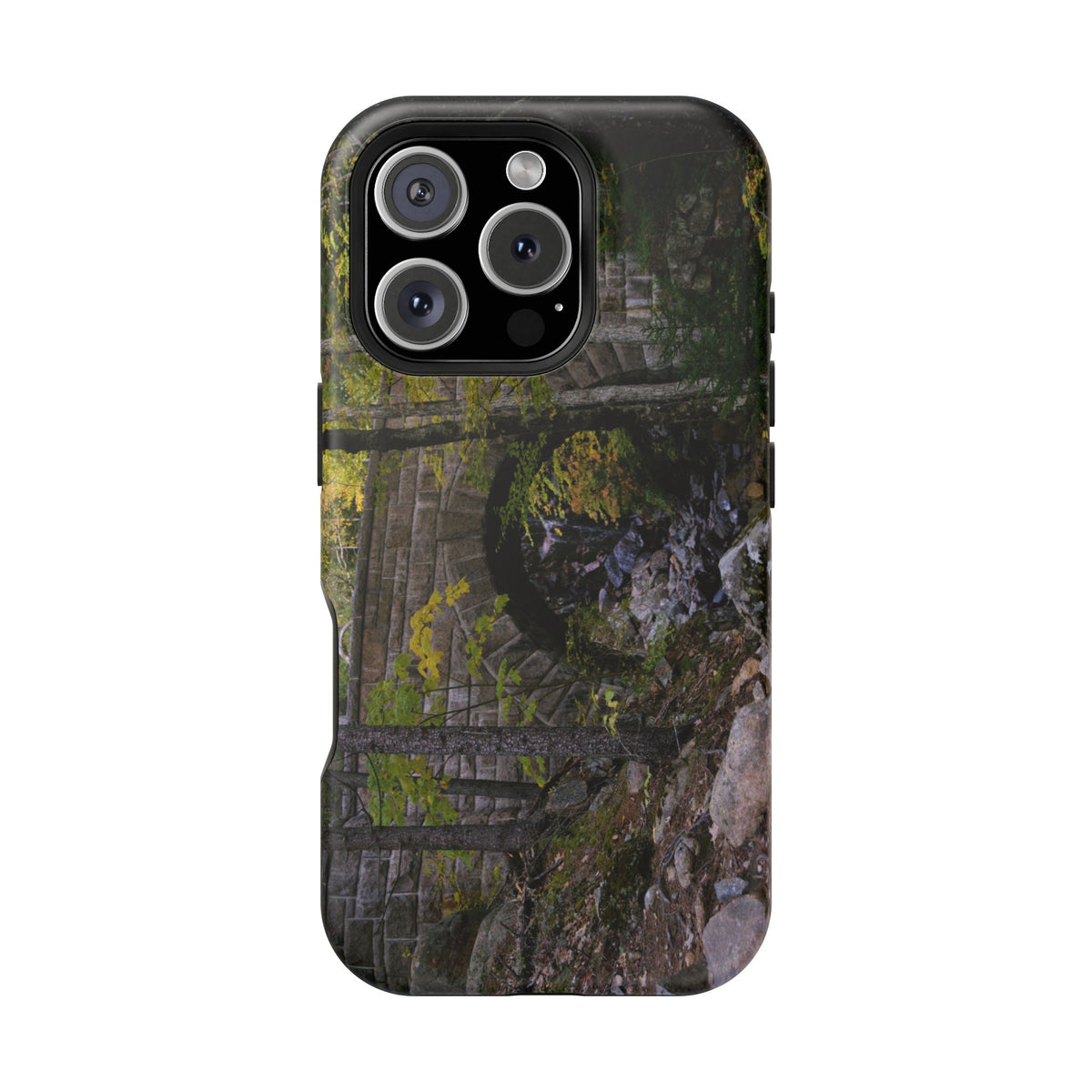 Phone Case | Waterfall Bridge Summer | Acadia National Park | My Blu Horizon