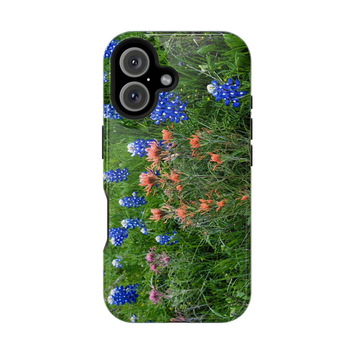 iPhone MagSafe Case | Texas Bluebonnets and Peach Indian Paintbrushes | My Blu Horizon