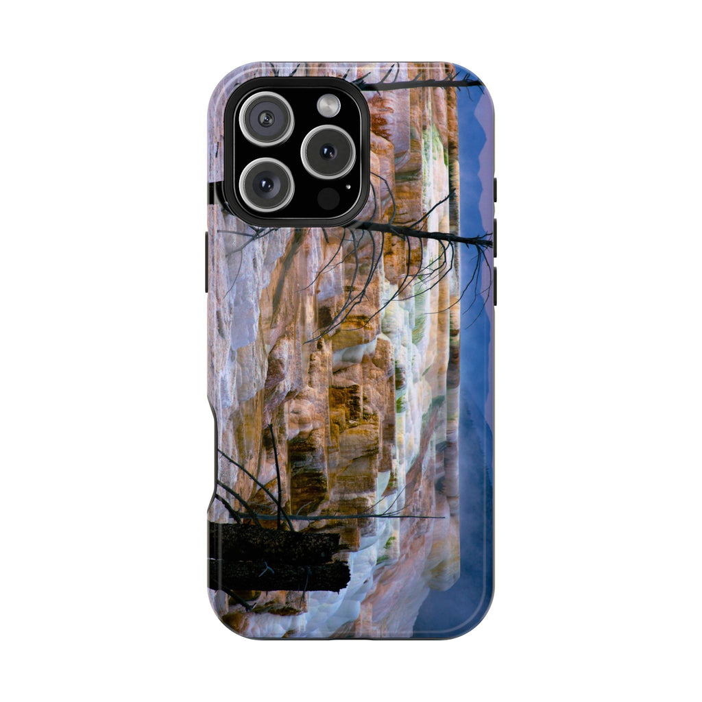 Phone Case - Mammoth Hot Springs Yellowstone - My Blu Horizon
