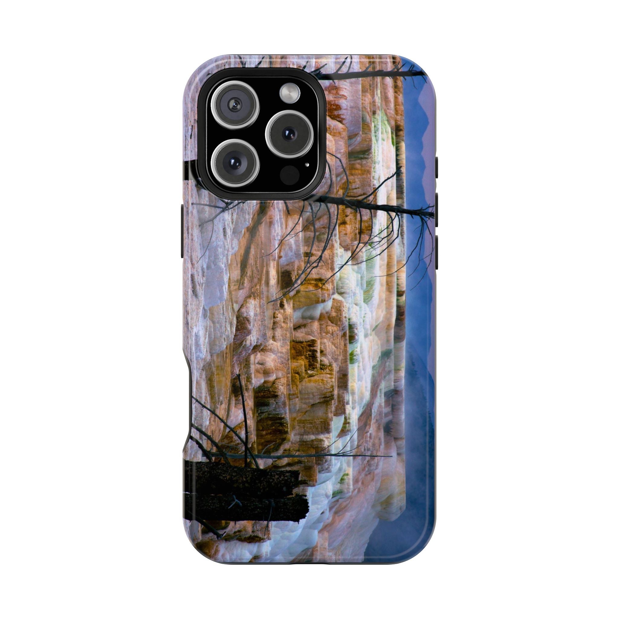 Phone Case - Mammoth Hot Springs Yellowstone - My Blu Horizon