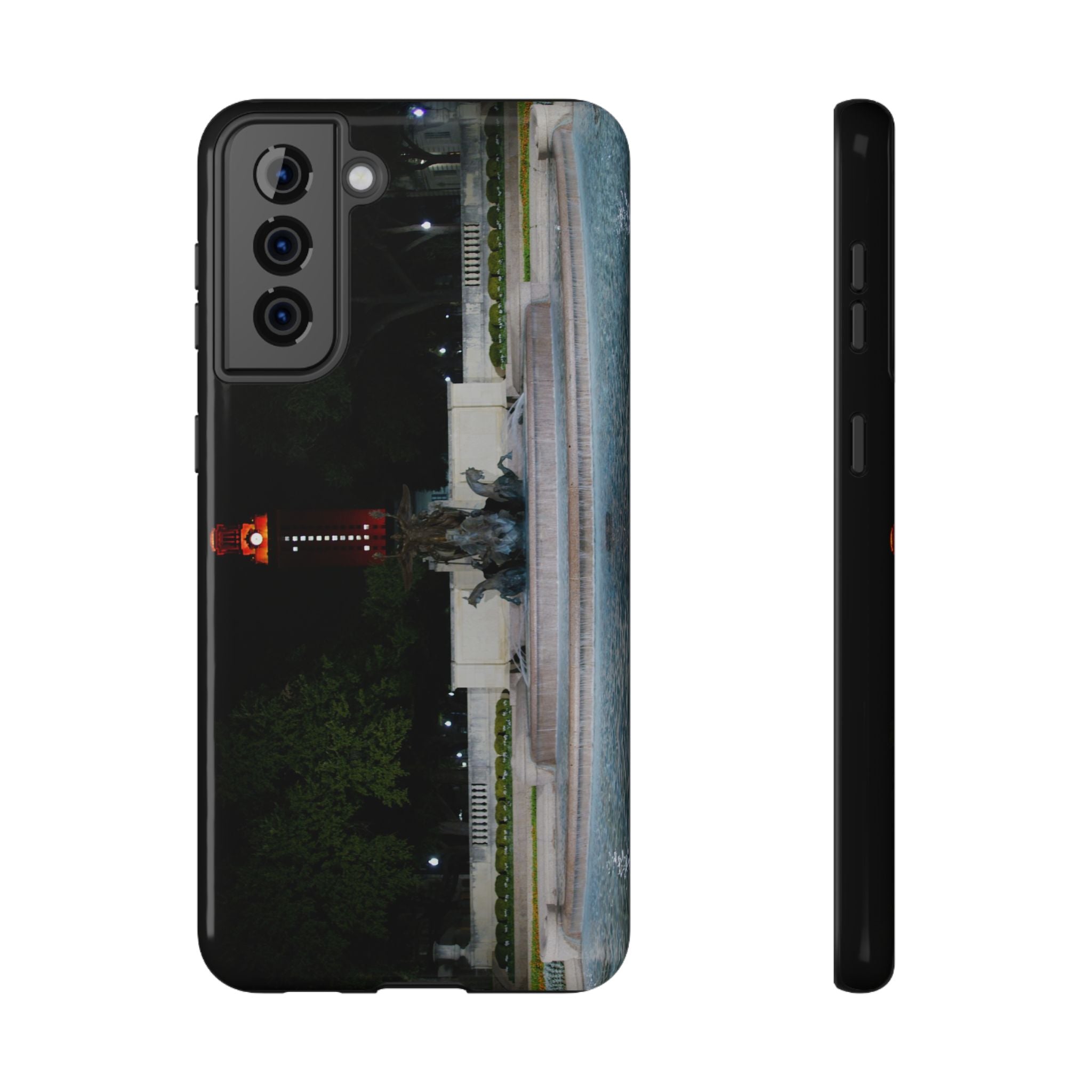 Phone Case - Littlefield Fountain, University of Texas - My Blu Horizon