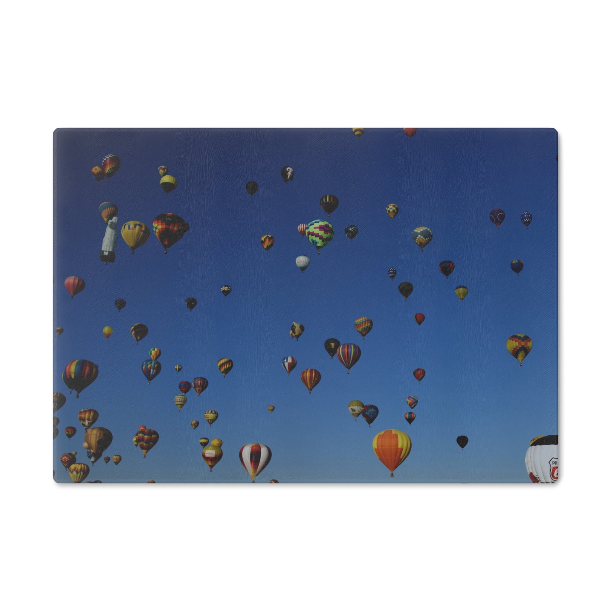 Tempered Glass Cutting Board - Balloon Fiesta Mass Ascension Box - My Blu Horizon