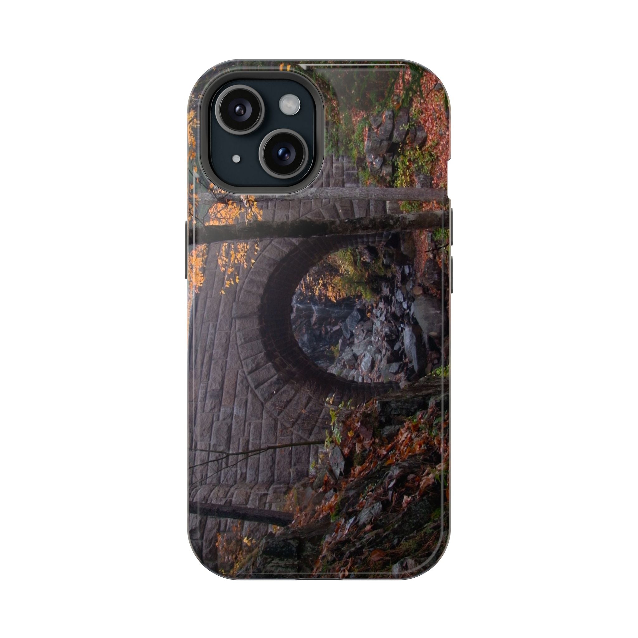 Phone Case - Waterfall Bridge, Acadia - My Blu Horizon
