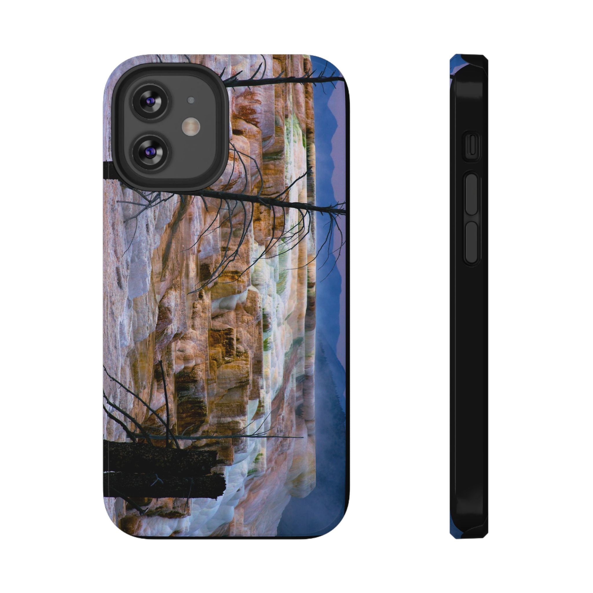 Phone Case - Mammoth Hot Springs Yellowstone - My Blu Horizon