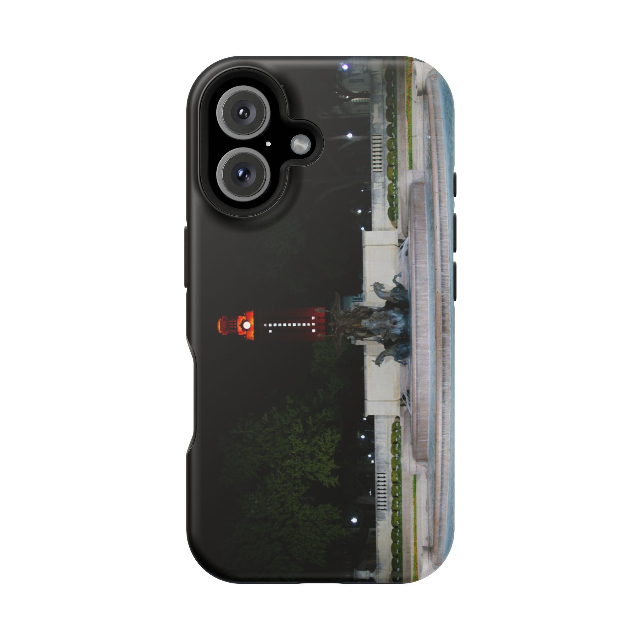 Iphone MagSafe Case - Littlefield Fountain, Texas Longhorns - My Blu Horizon
