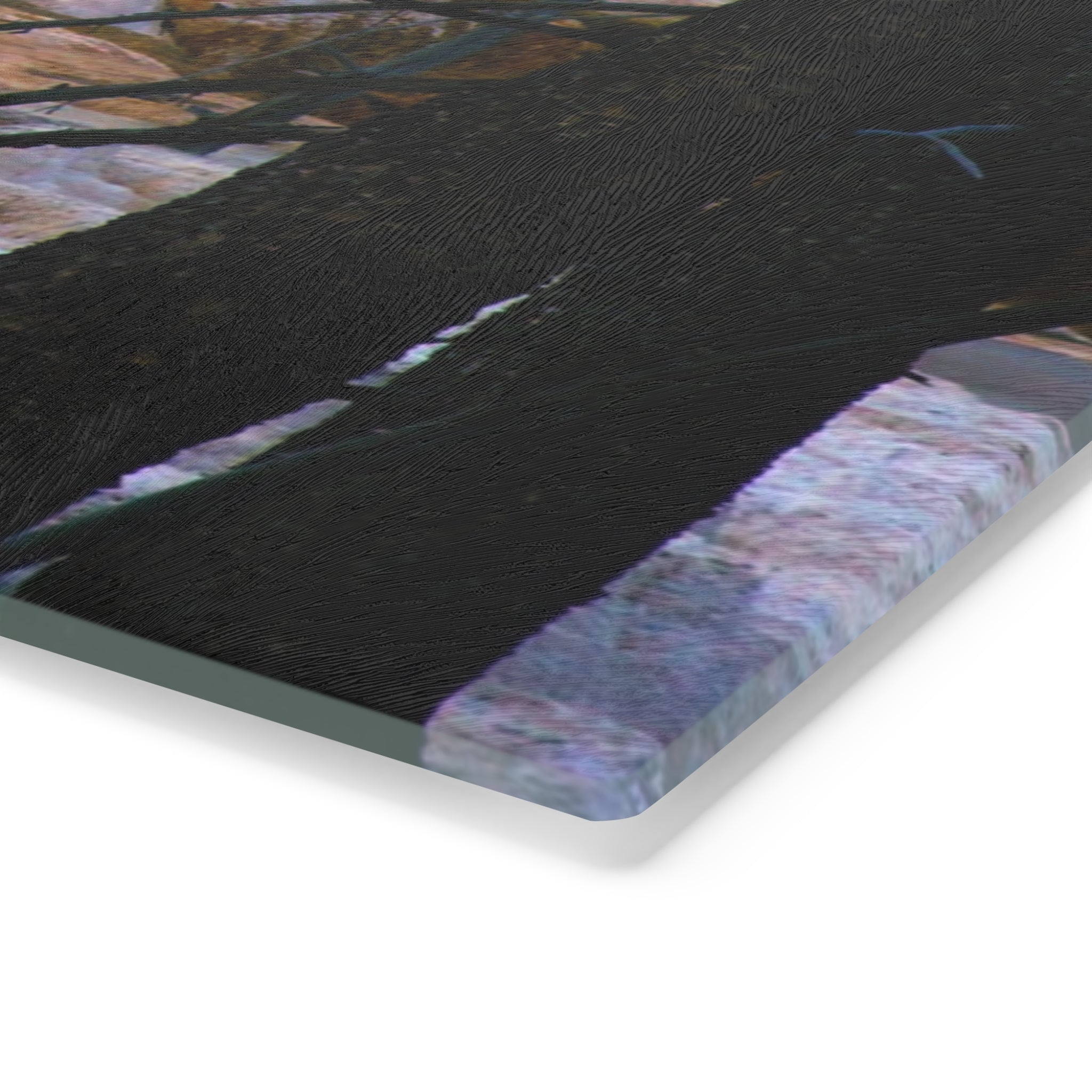 Tempered Glass Cutting Board |Canary Springs Mammoth Hot Springs