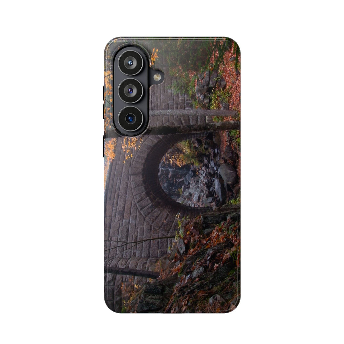 Phone Case  | Waterfall Bridge Fall | Acadia National Park | My Blu Horizon