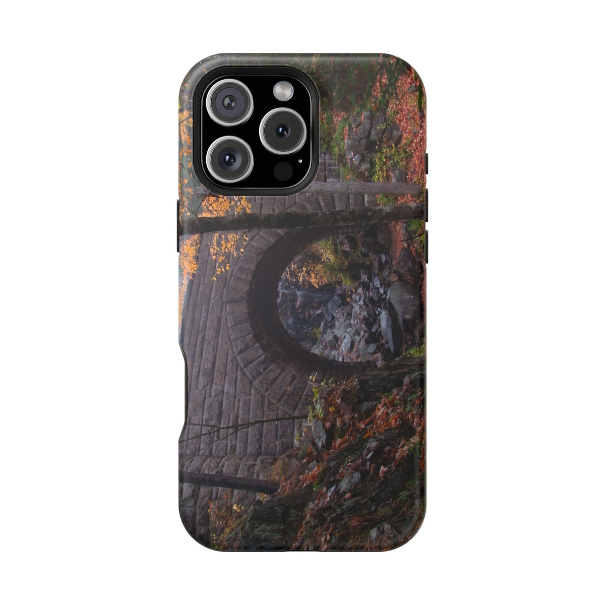 Phone Case  | Waterfall Bridge Fall | Acadia National Park | My Blu Horizon