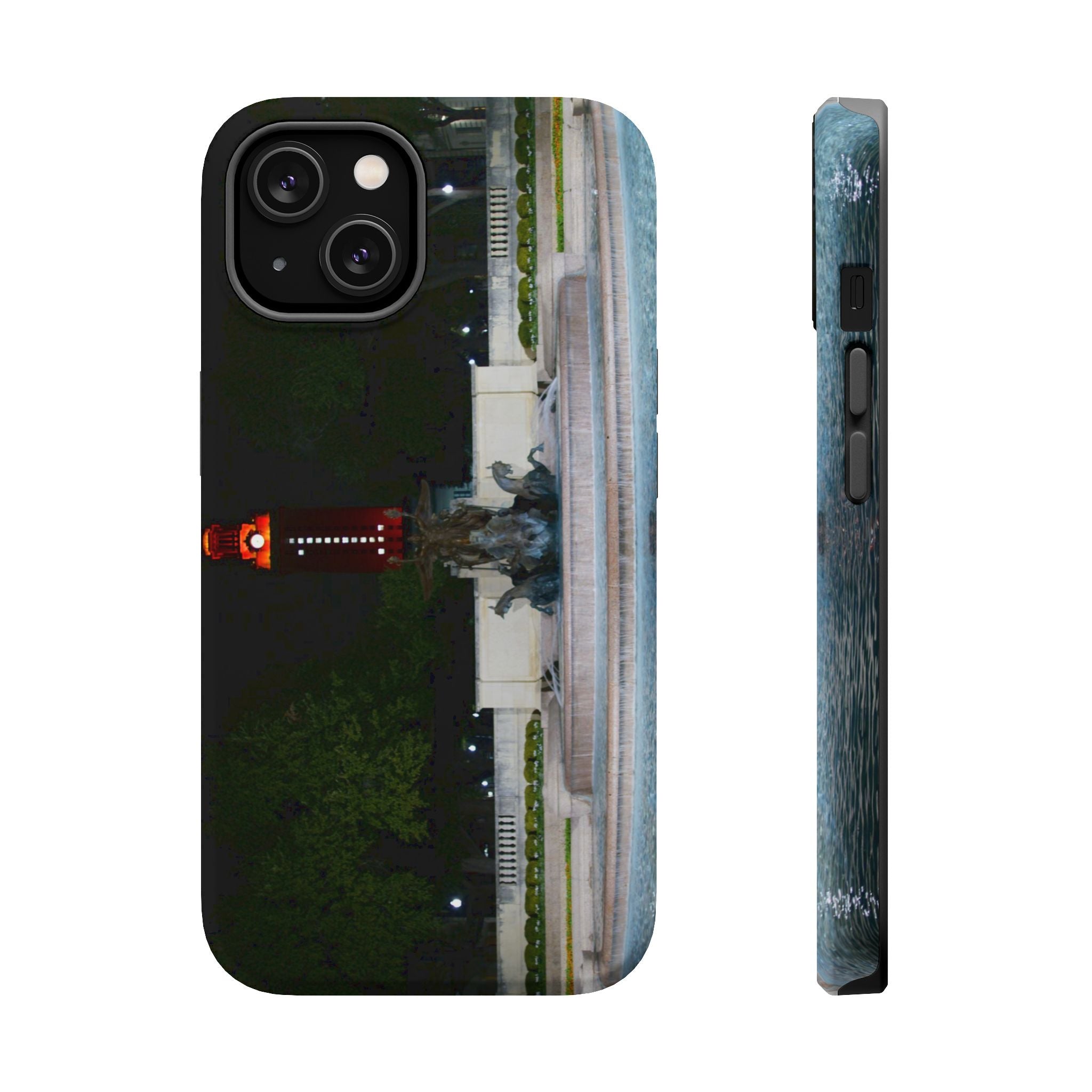 Iphone MagSafe Case - Littlefield Fountain, Texas Longhorns - My Blu Horizon