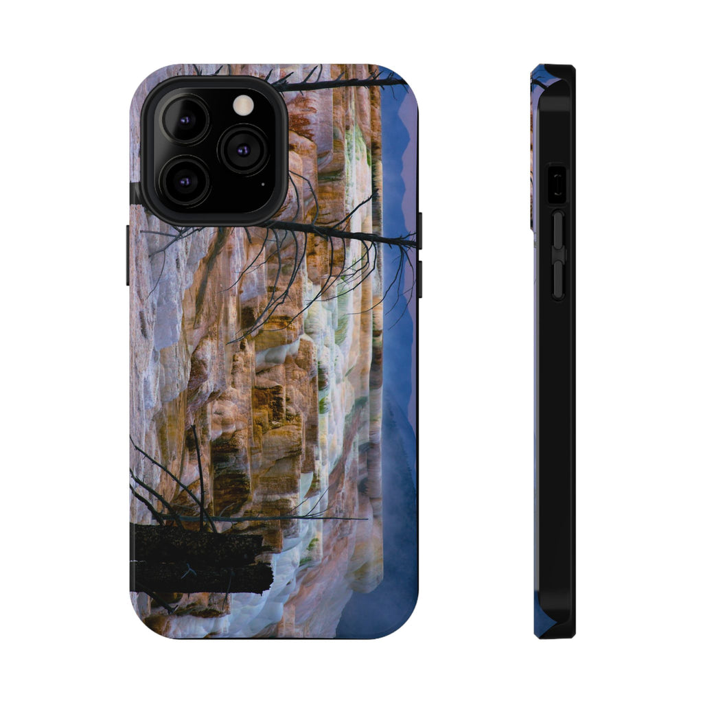 Phone Case - Mammoth Hot Springs Yellowstone - My Blu Horizon