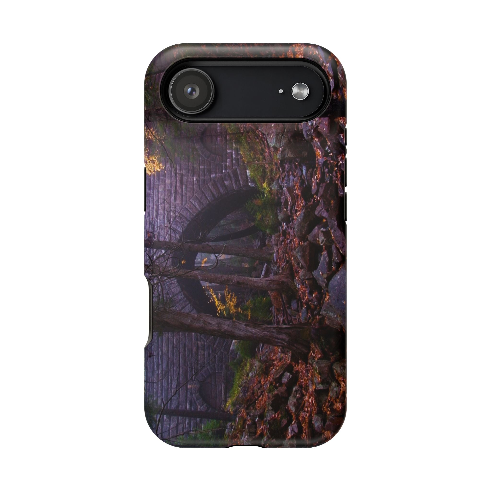 Iphone MagSafe Case - Hemlock Bridge Leaf Peeping, Acadia  - My Blu Horizon