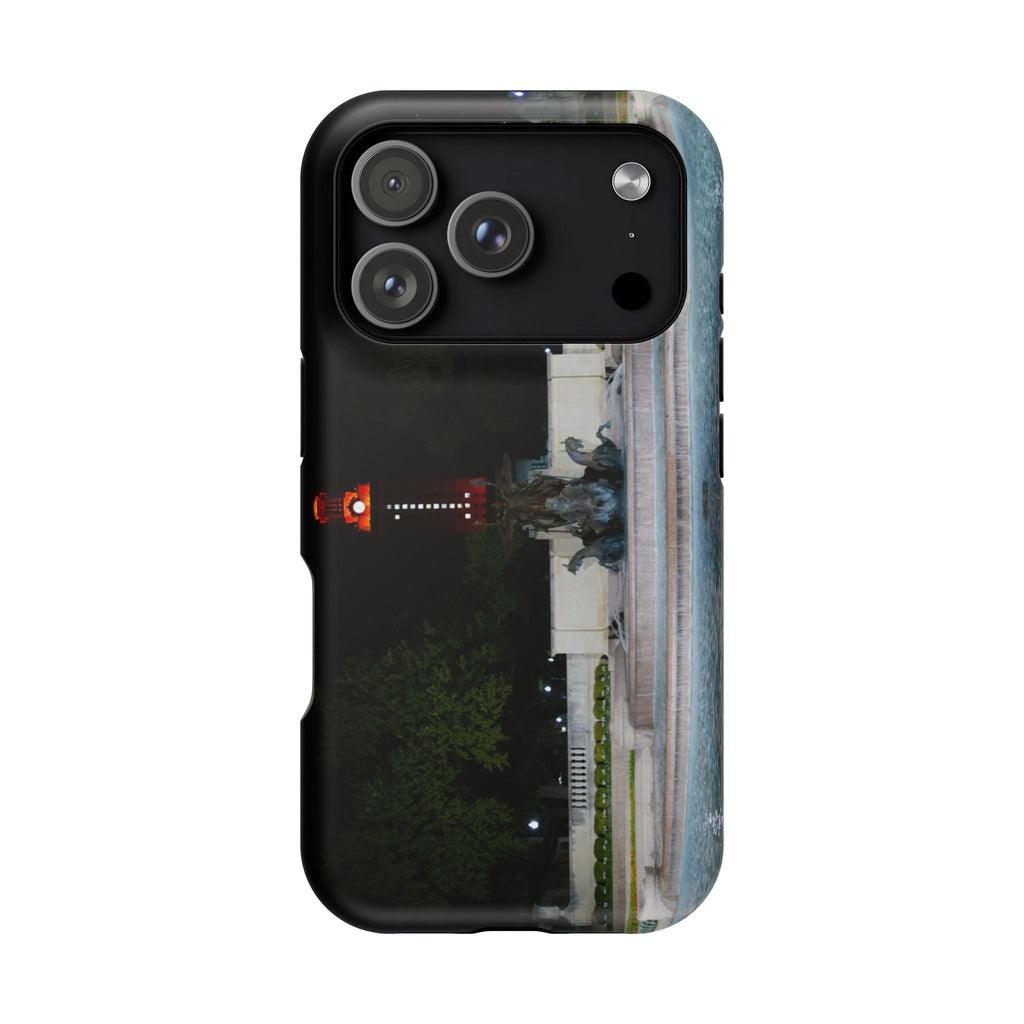 Phone Case - Littlefield Fountain, University of Texas - My Blu Horizon