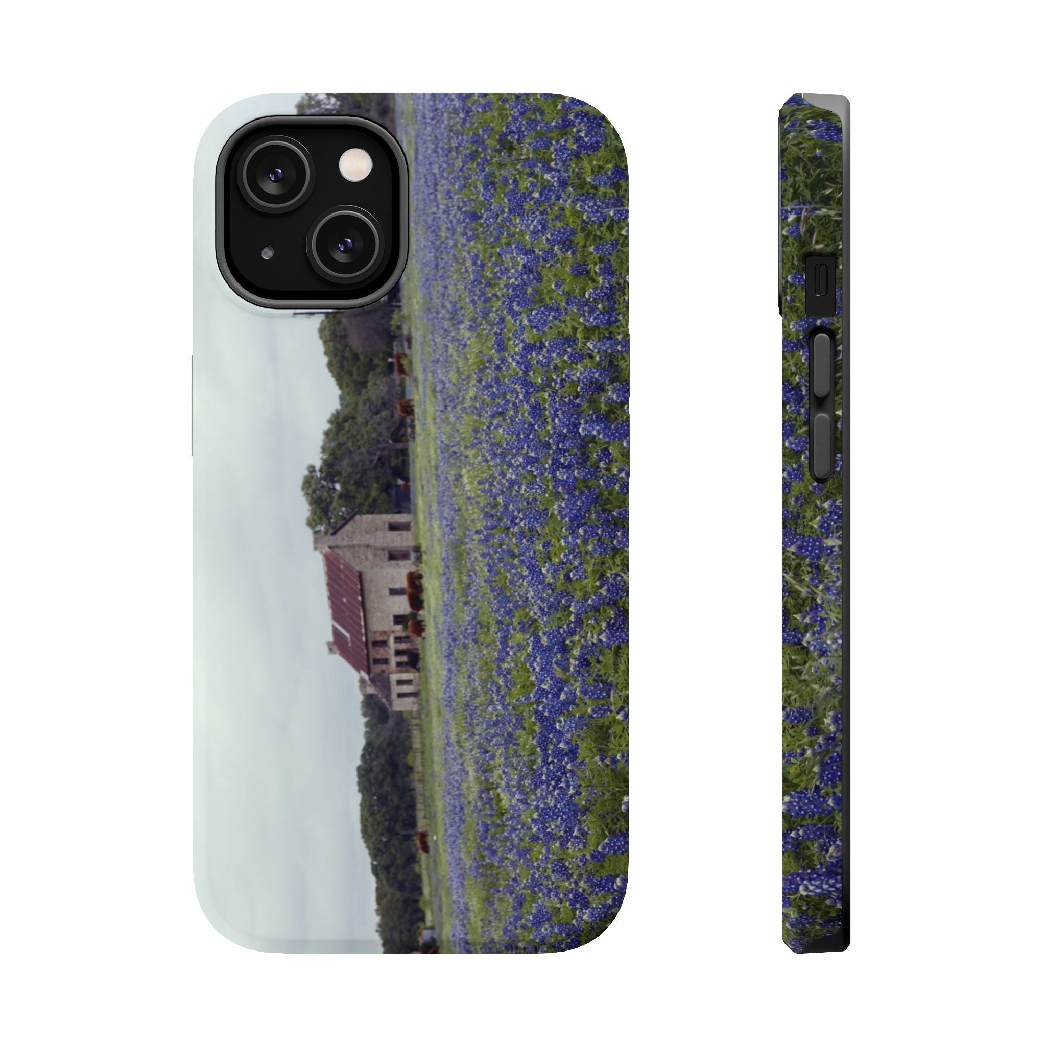Iphone MagSafe Case - Marble Falls Bluebonnet House - My Blu Horizon