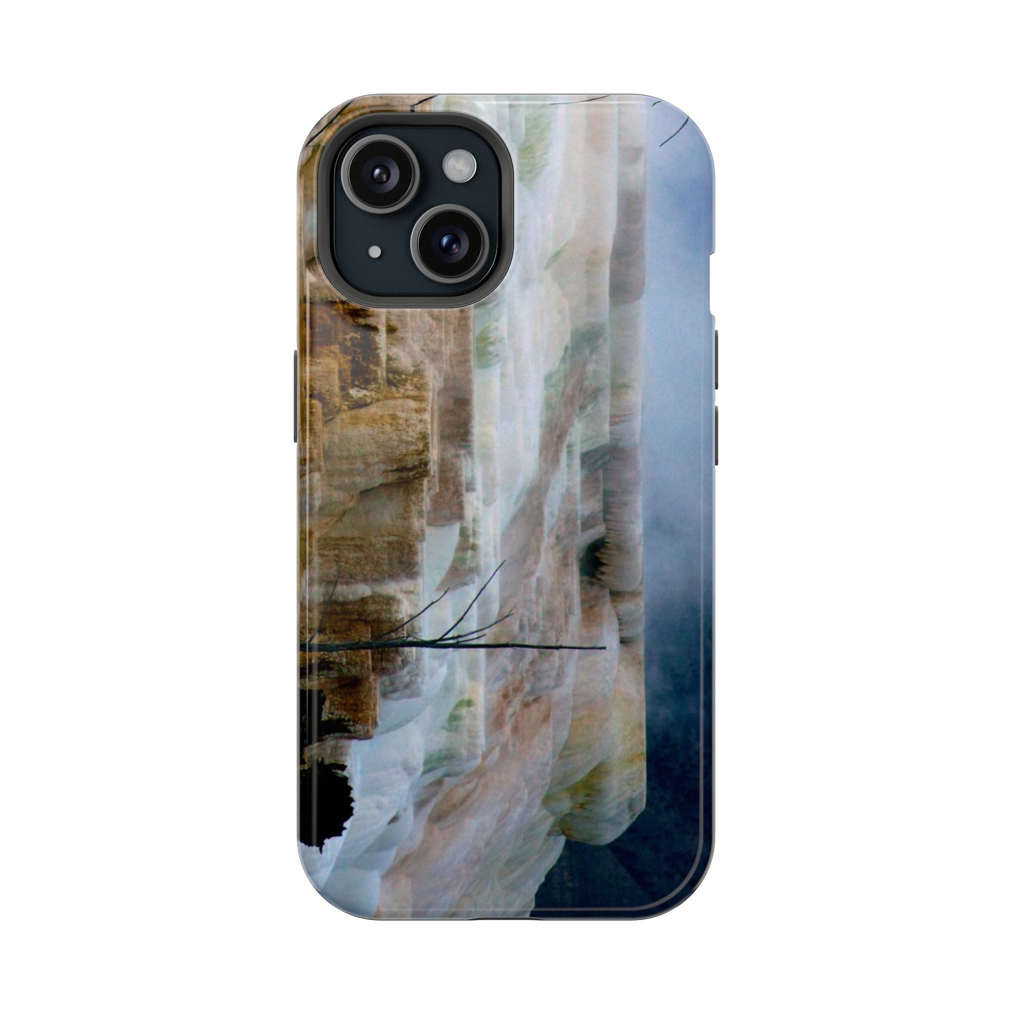 Phone Case - Mammoth Hot Springs Yellowstone - My Blu Horizon
