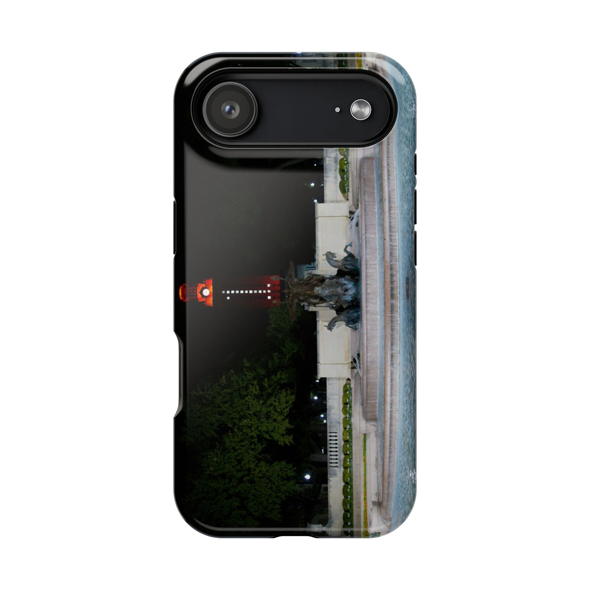 Phone Case - Littlefield Fountain, University of Texas - My Blu Horizon