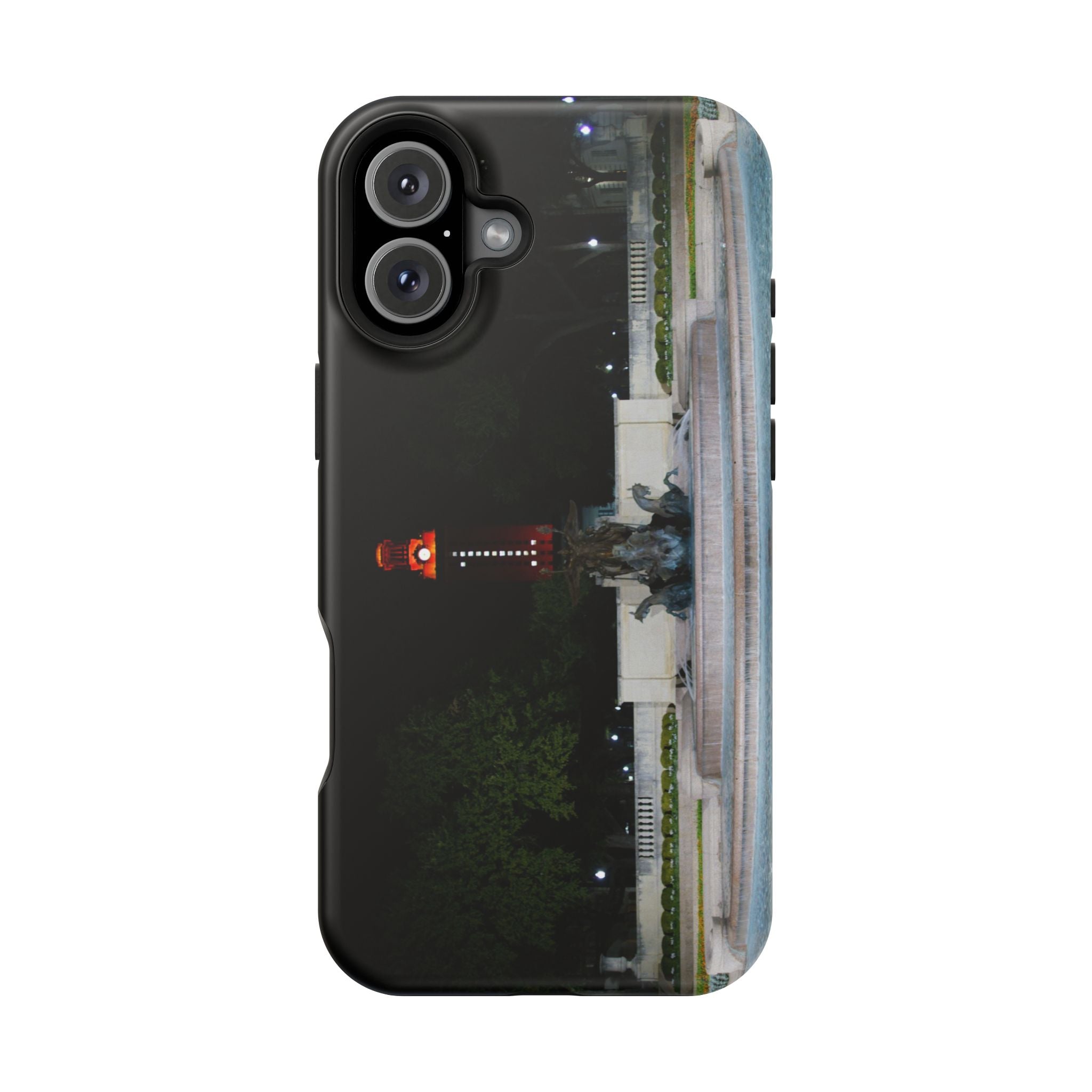 Iphone MagSafe Case - Littlefield Fountain, Texas Longhorns - My Blu Horizon