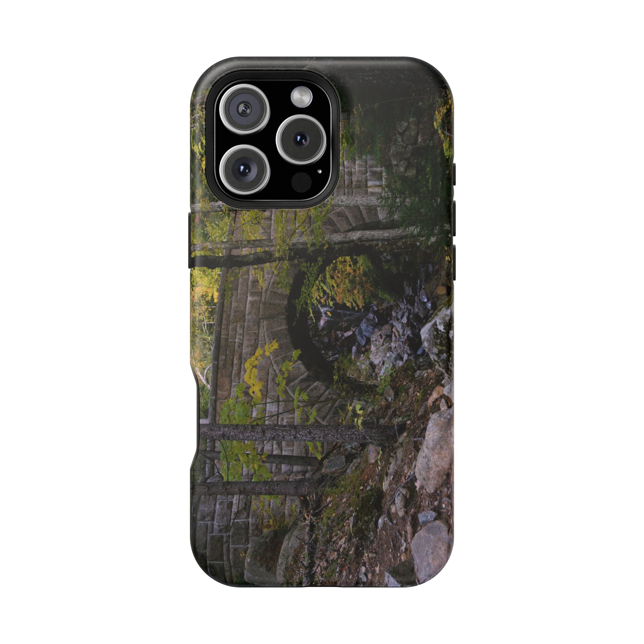Phone Case | Waterfall Bridge Summer | Acadia National Park | My Blu Horizon